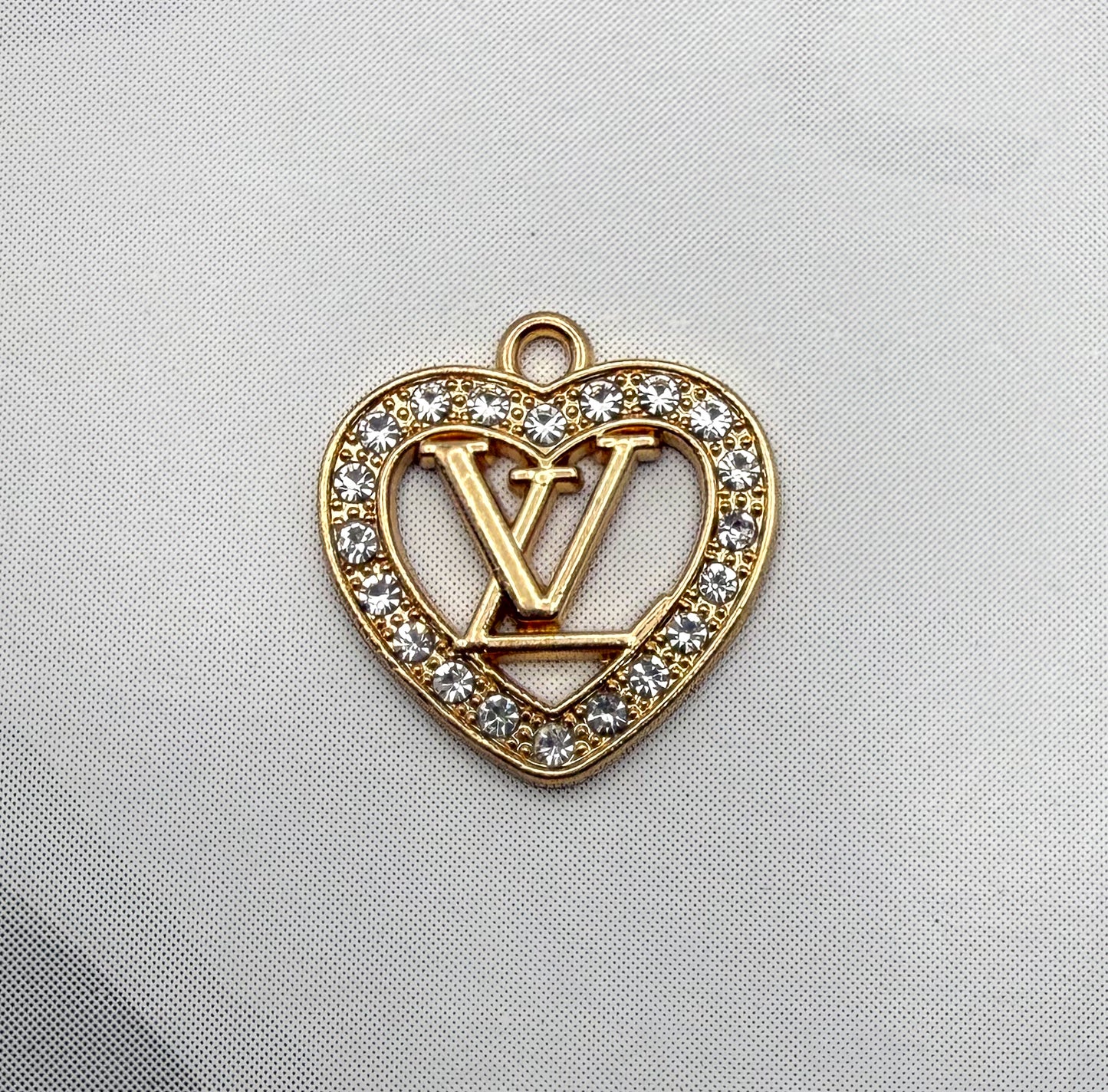 SPECIAL: LV Heart Shaped Metal DIY Charms
