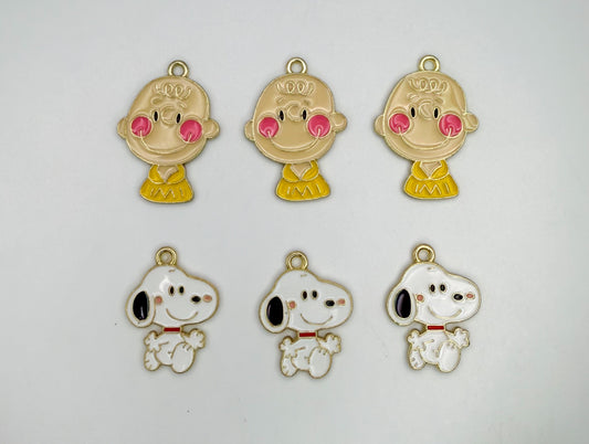 Charlie Brown & Snoopy DIY Charm Set