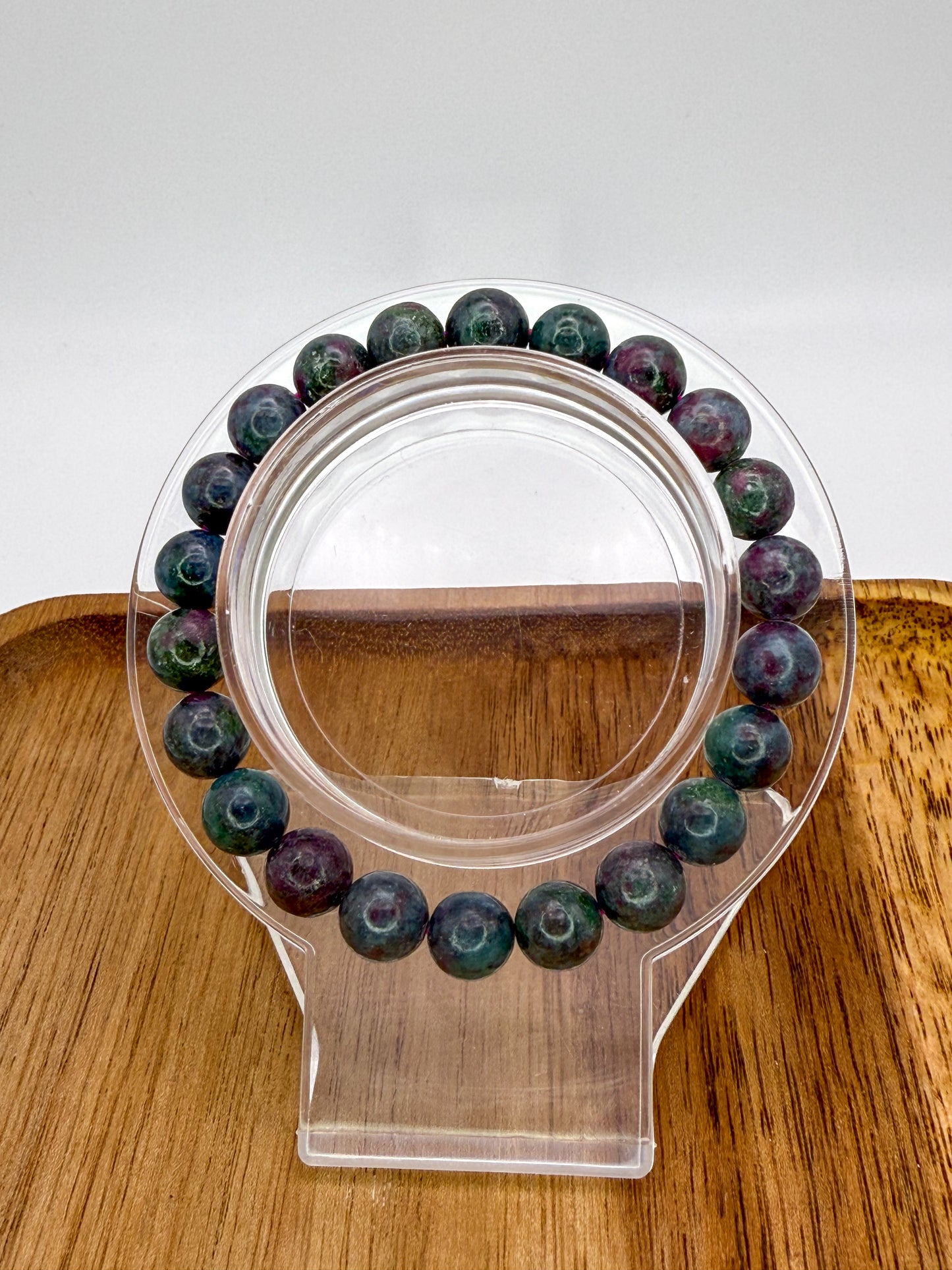 Natural Ruby Kyanite Crystal Beaded Bracelets