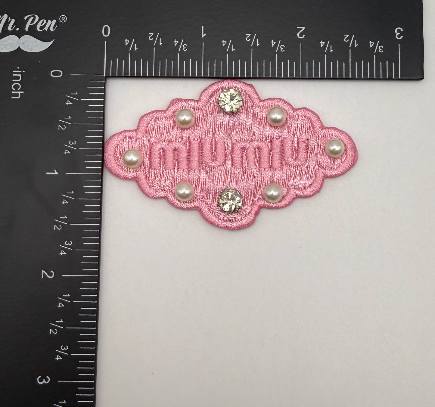 Miu Miu DIY Glue Sew On Fabric Patches