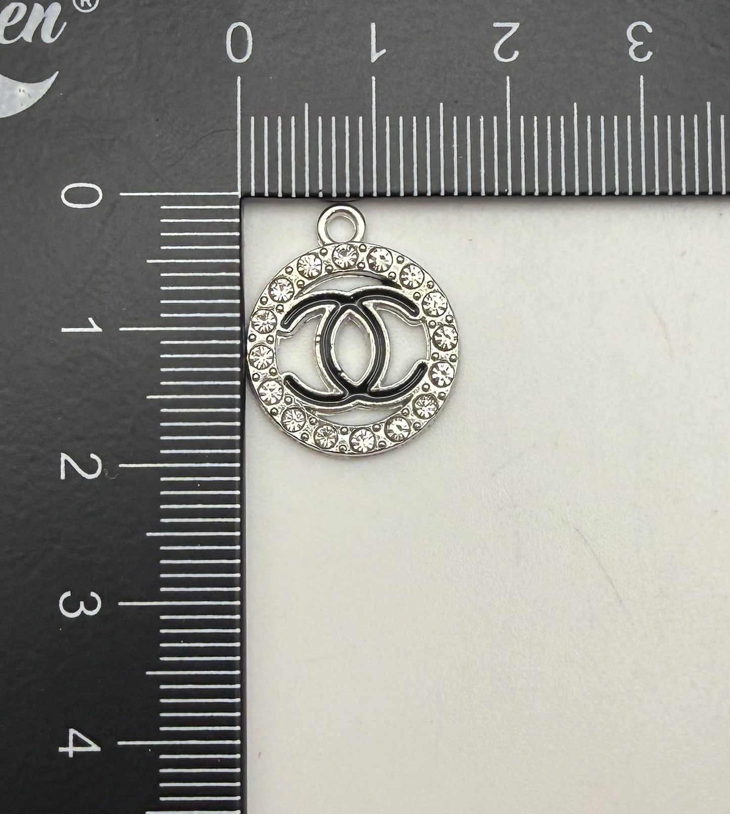 CC Round Metal DIY Charms
