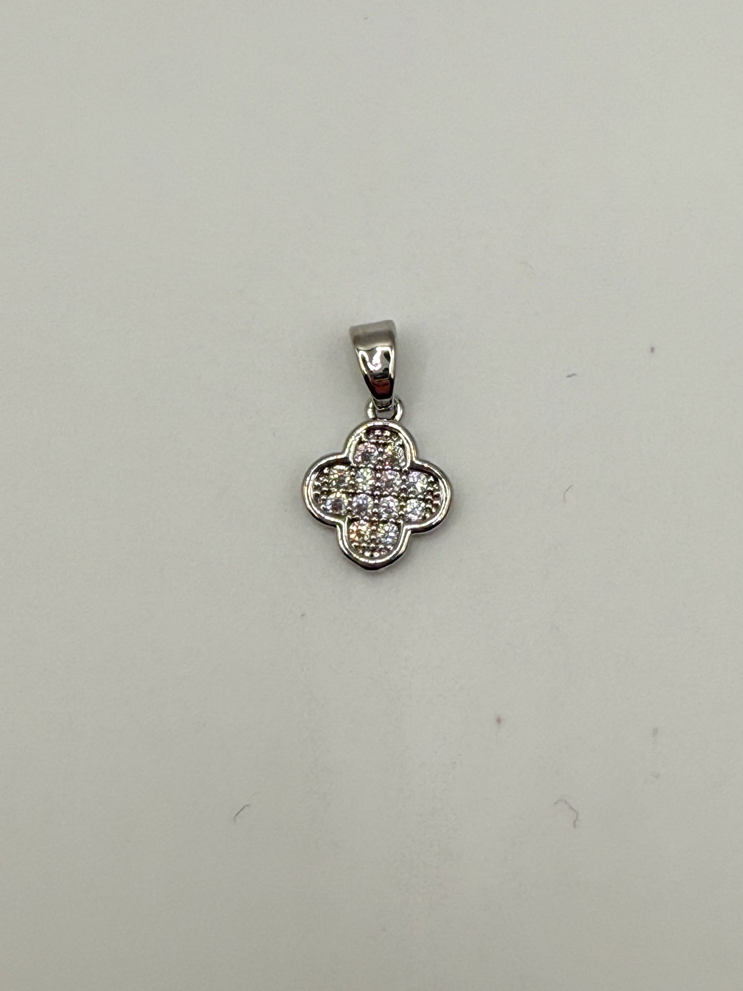 Mini Gold & Silver Clover Charm Pendant