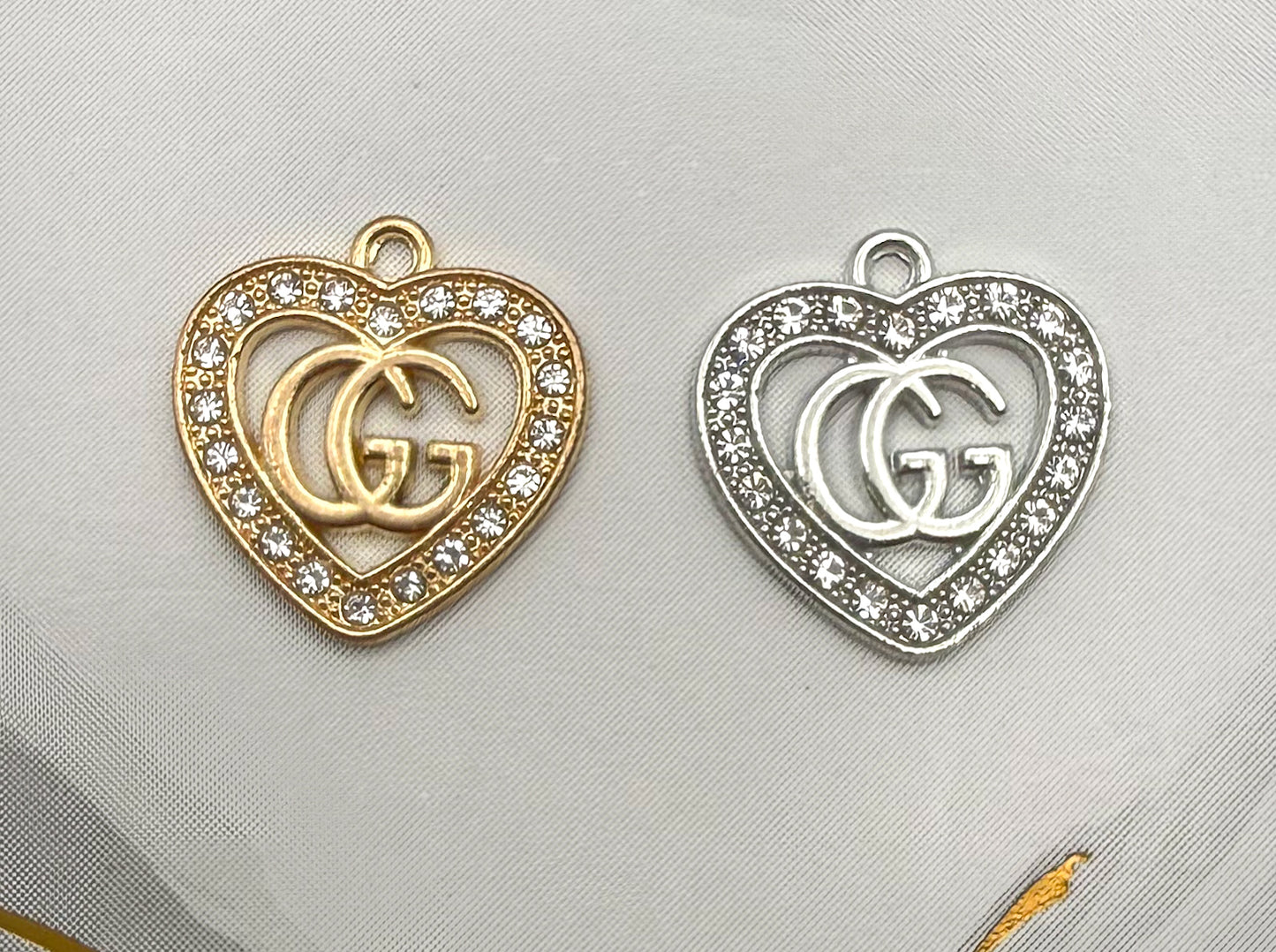 SPECIAL: GG Heart Shaped Metal DIY Charms