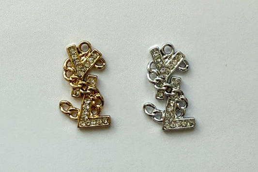 YSL Designer Gold or Silver DIY Charms