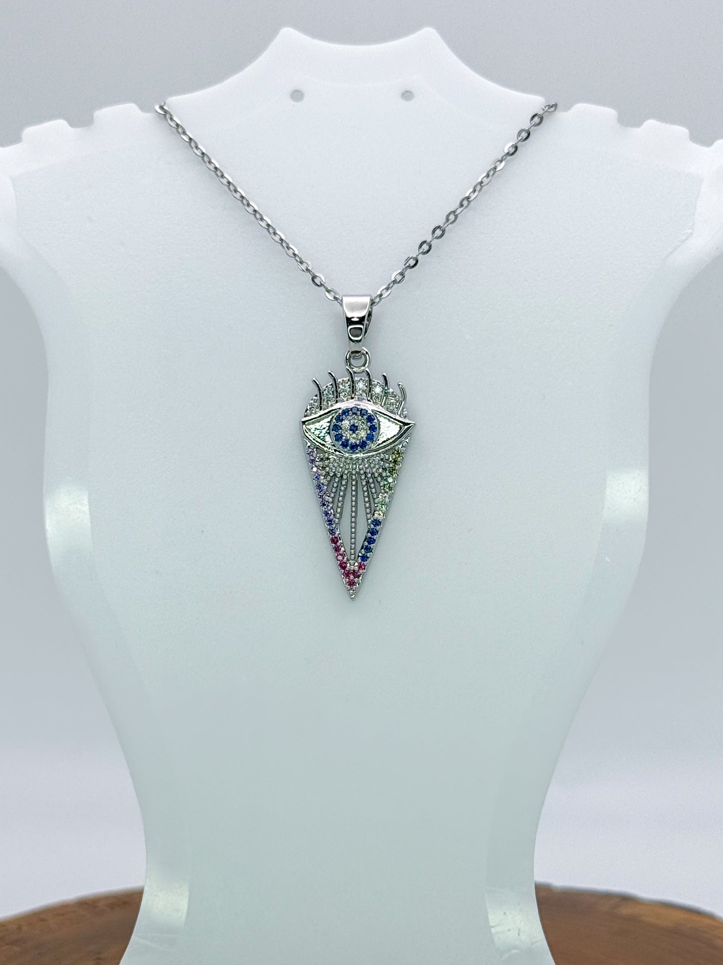 Arrows of Evil Eye Necklace