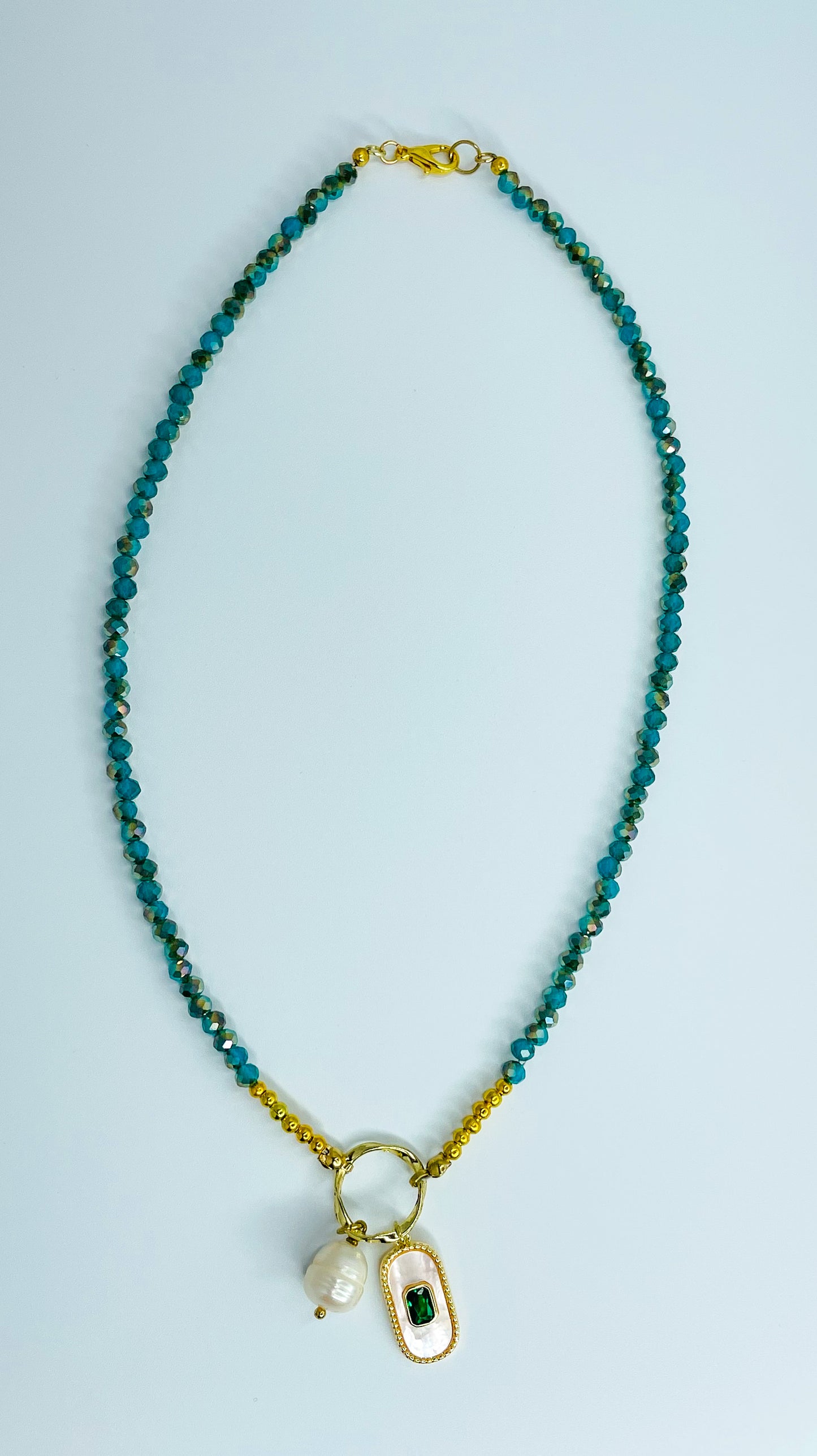 Gems of the Blue Sea Necklace