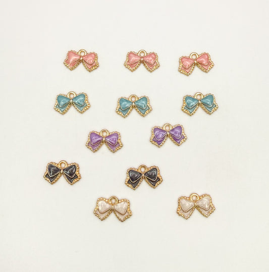 Mini DIY Charms- Bows, Hearts & Stars