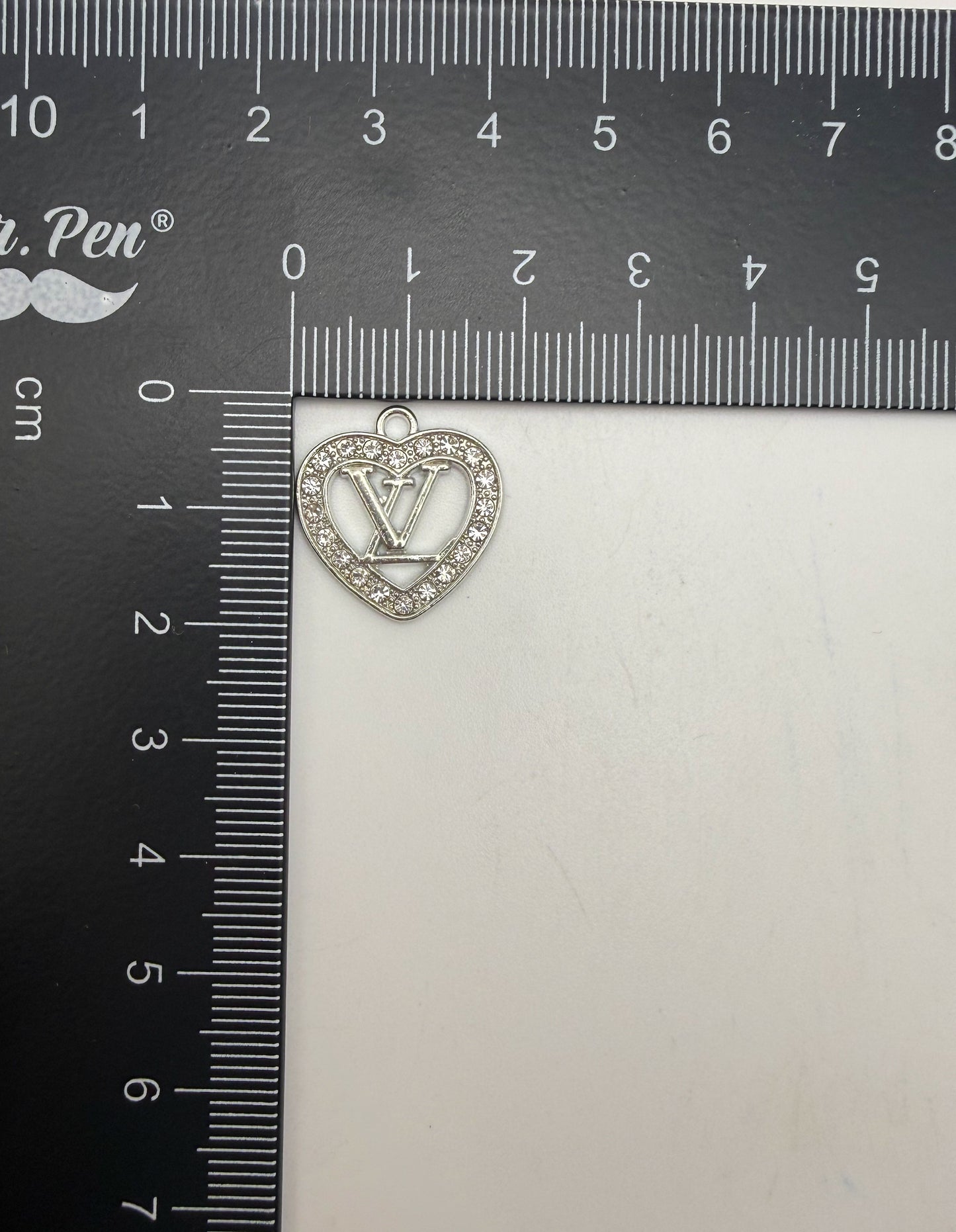 SPECIAL: LV Heart Shaped Metal DIY Charms