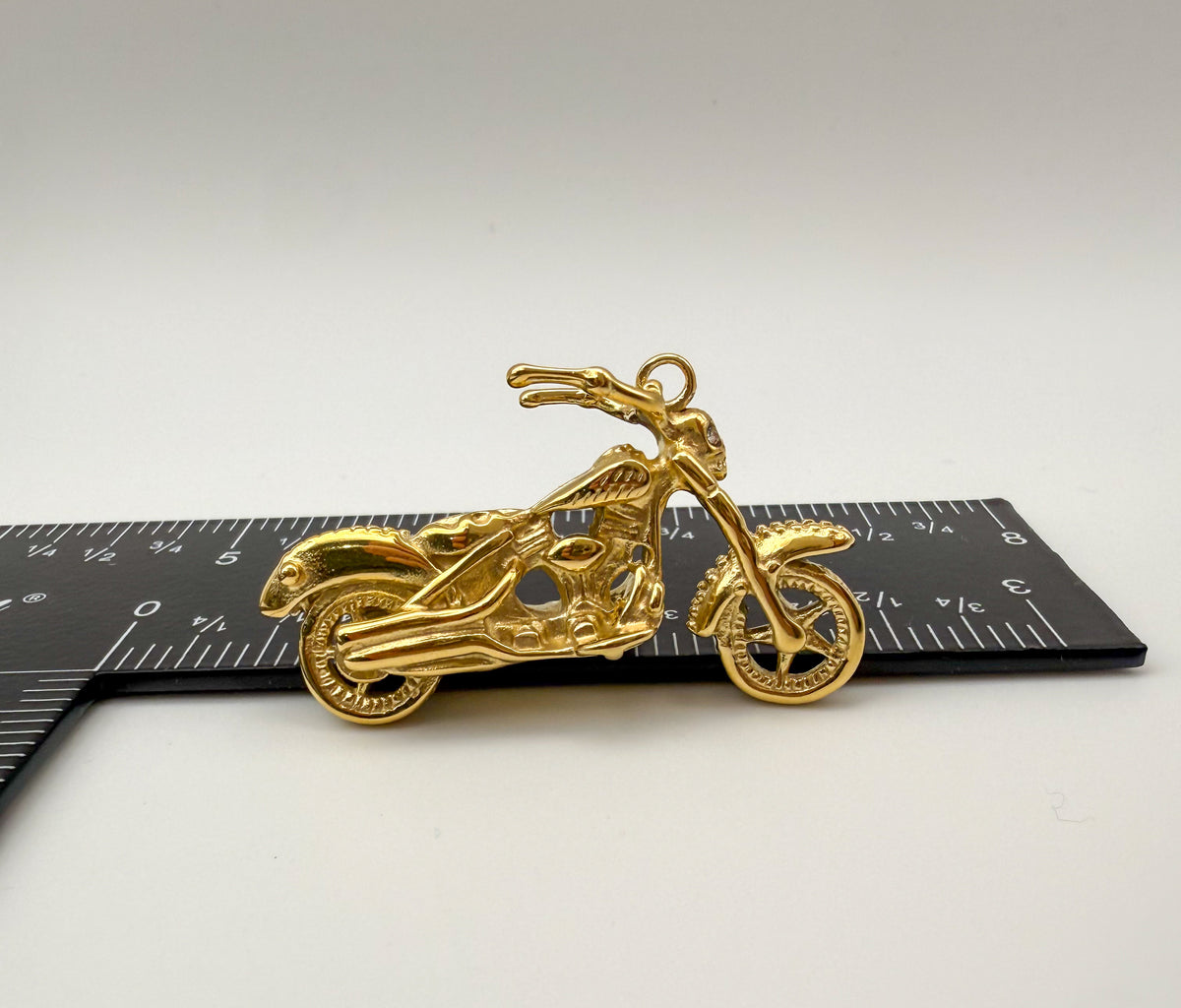 Stainless Steel Motorcycle DIY Charm Pendant