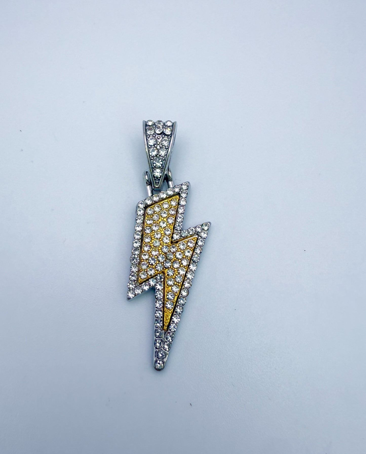 Bling Lighting Bolt Alloy DIY Pendant- High Quality