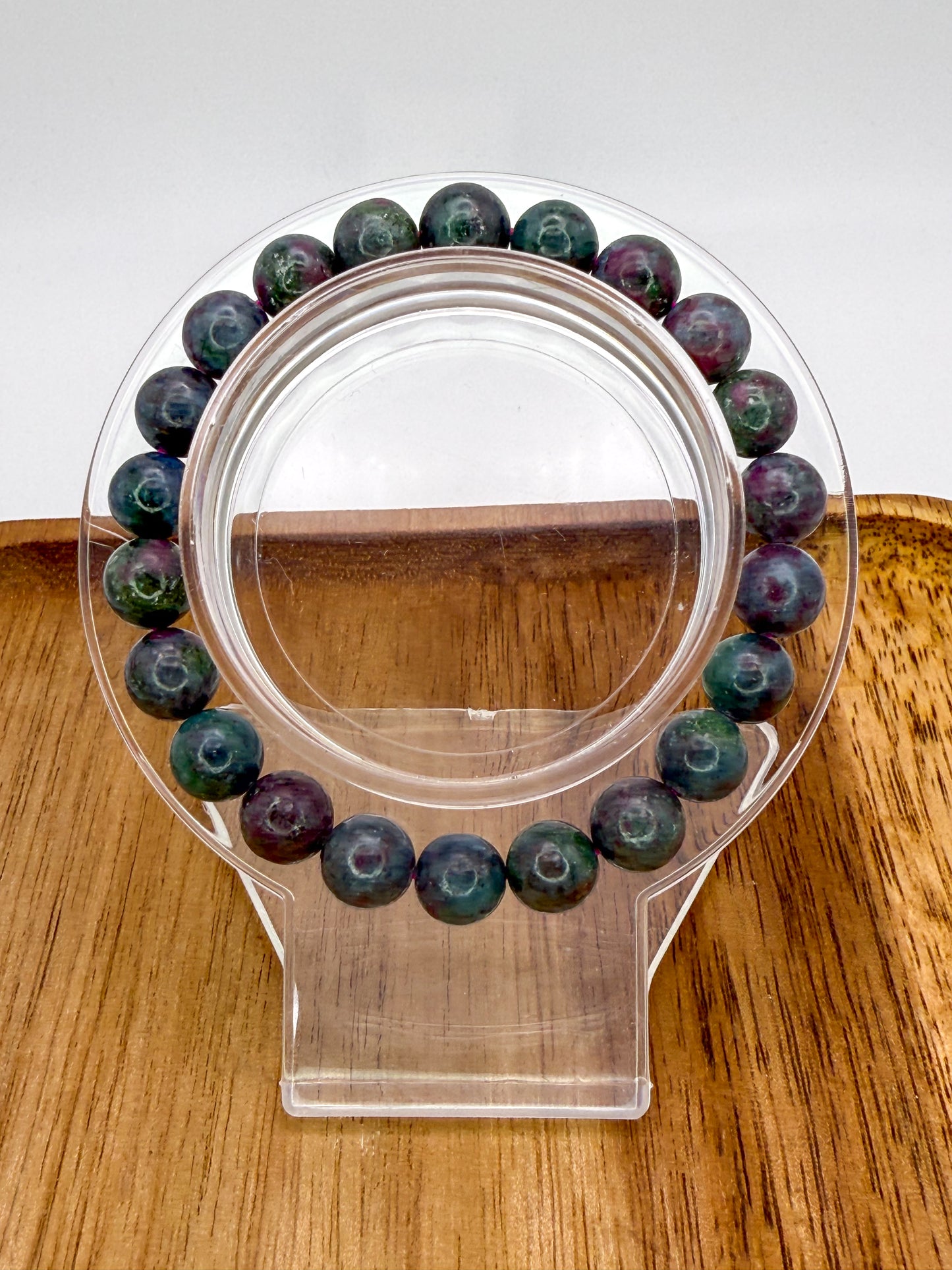 Natural Ruby Kyanite Crystal Beaded Bracelets