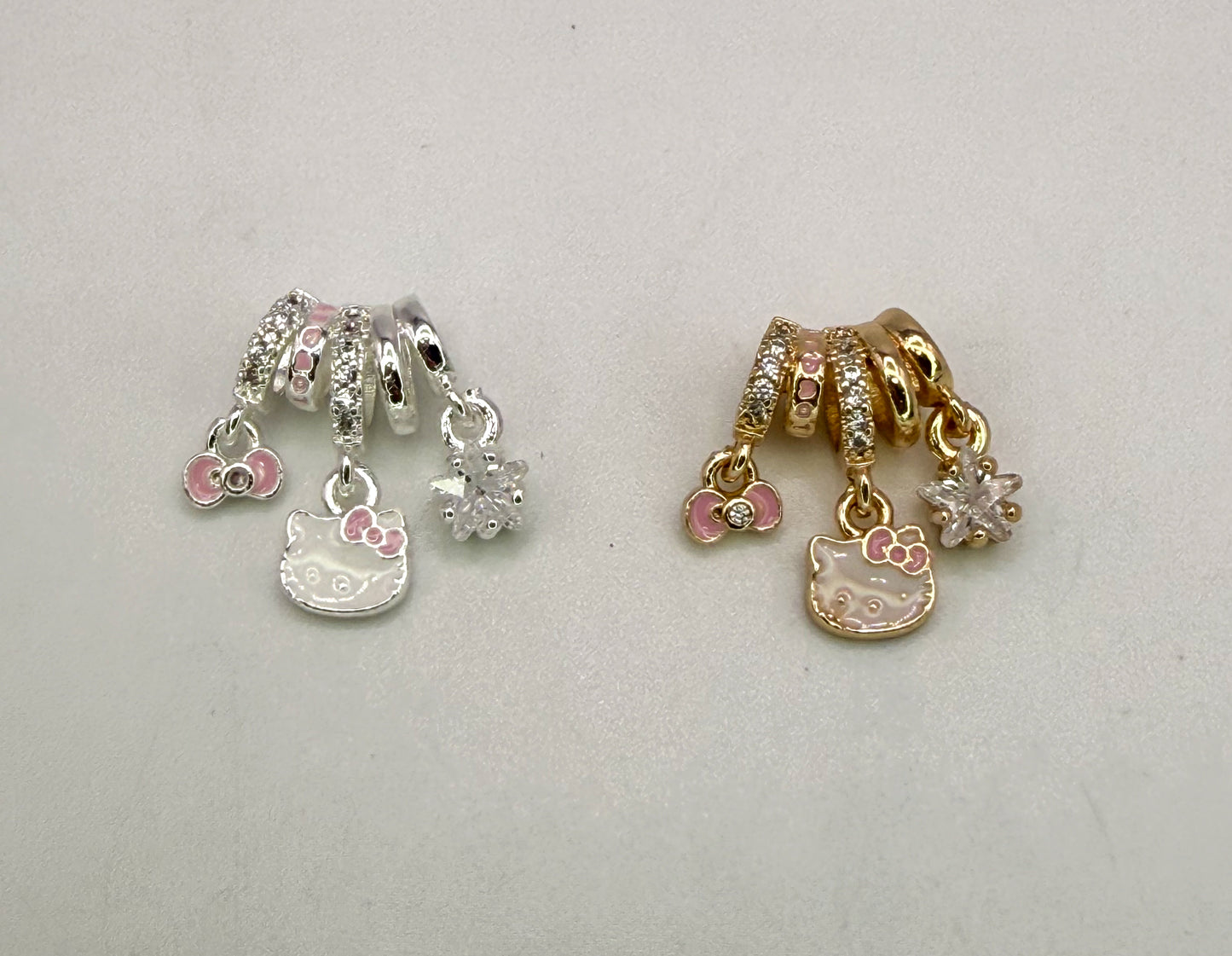 Hello Kitty Spacer Bead Charm Pendant