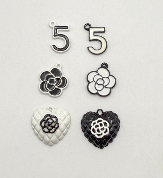 Black & White CC Inspired HQ DIY Charms