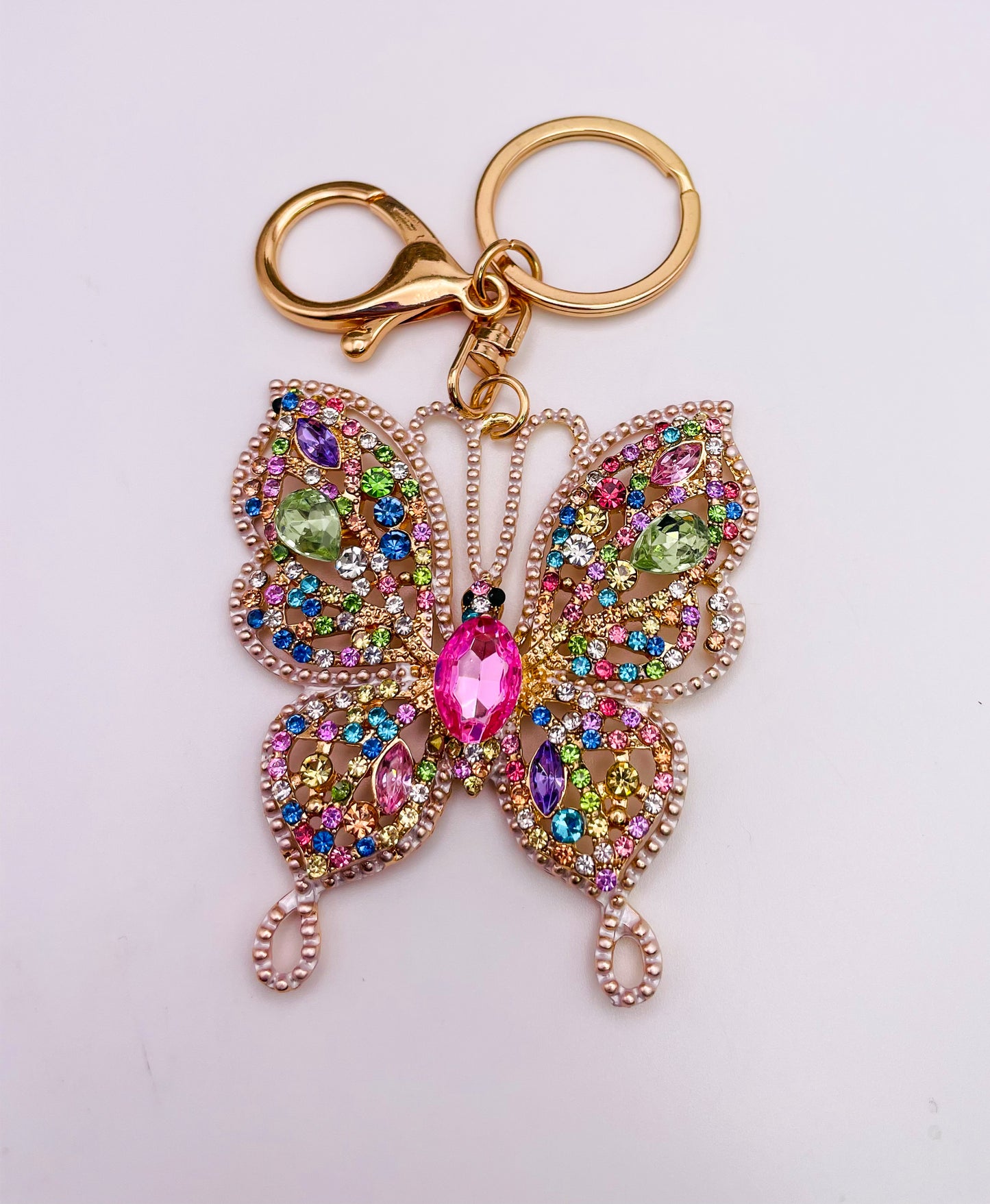 Bling Butterfly Keychains