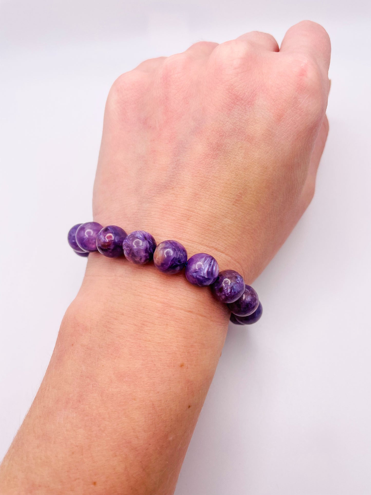 Natural Charoite Crystal Bracelet