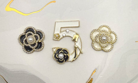 CC No.5 Logo DIY Metal Charms