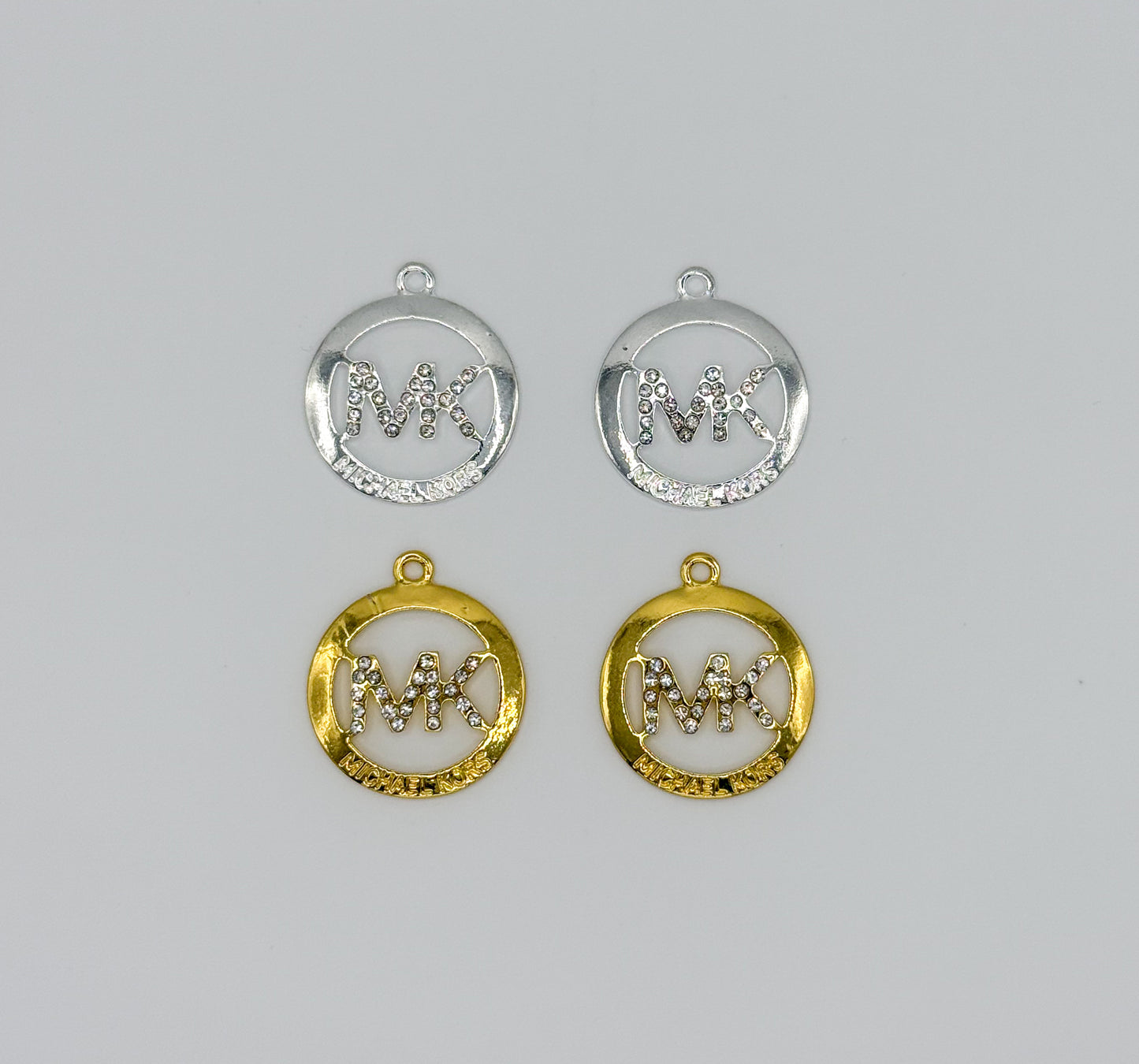 High Quality MK Design Metal DIY Charm Pendants