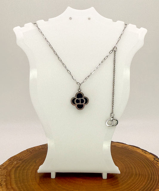 Silver CD Unique Necklace