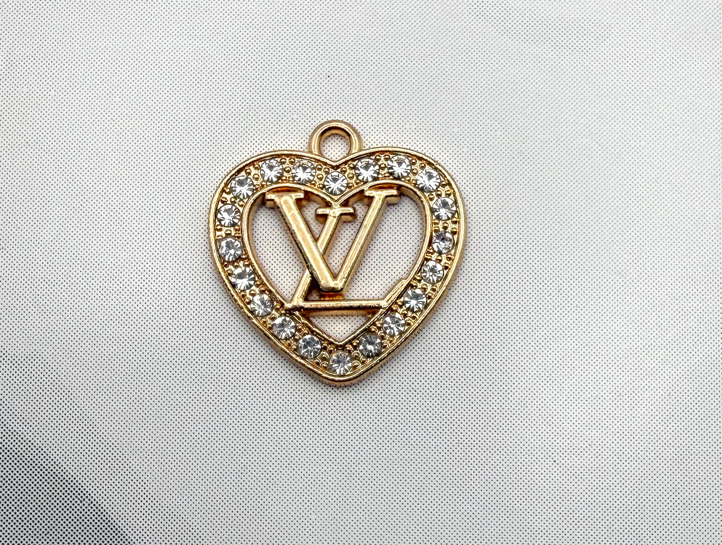 SPECIAL: LV Heart Shaped Metal DIY Charms