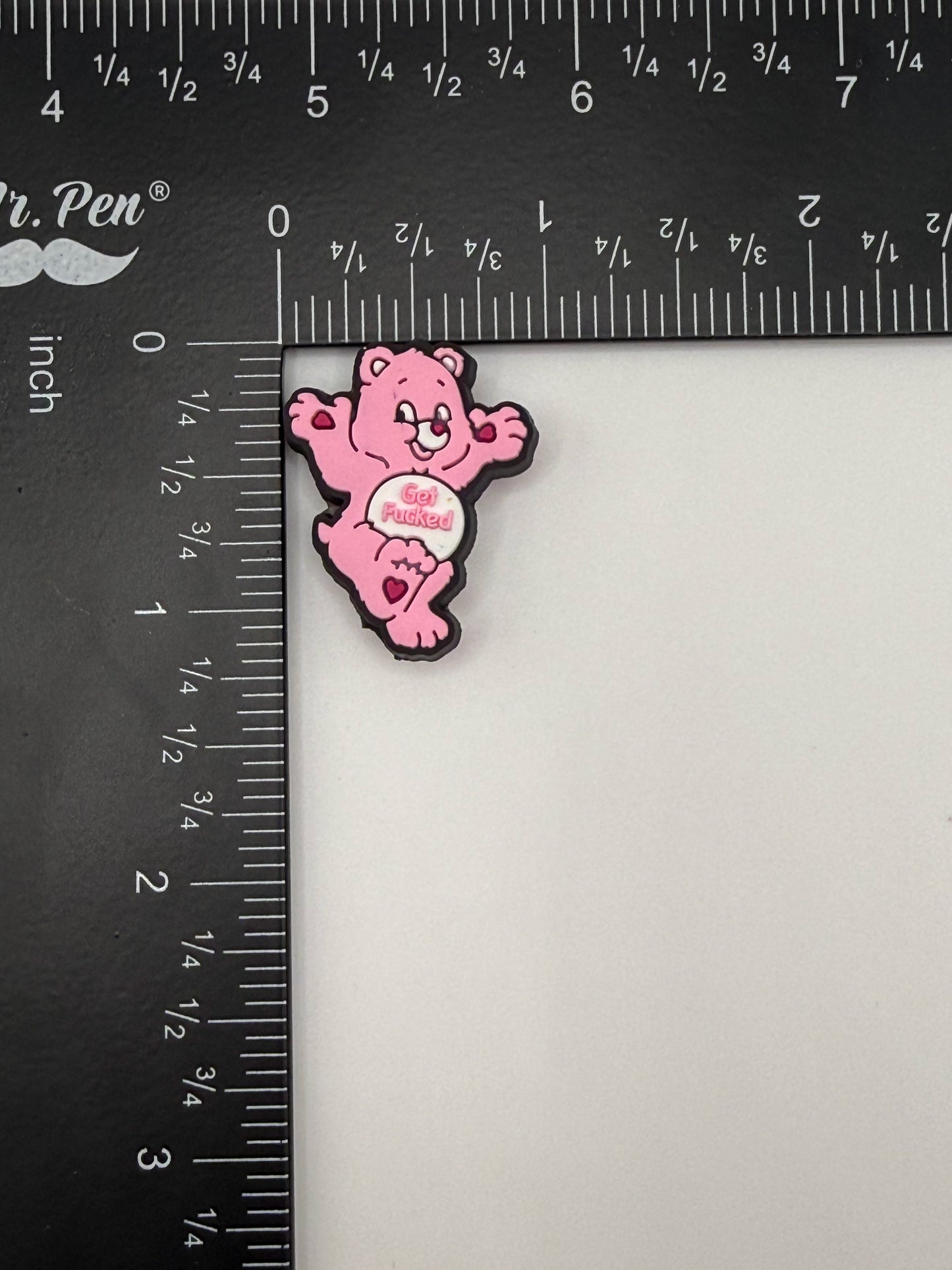 Naughty Care Bear Silicone DIY Focal Pen Charm Beads