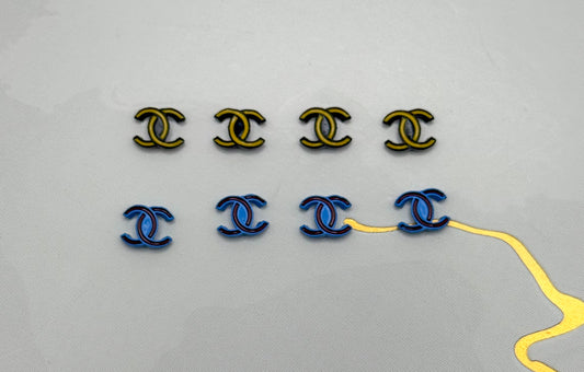 CC Colorful Mini DIY Metal Nail Charms