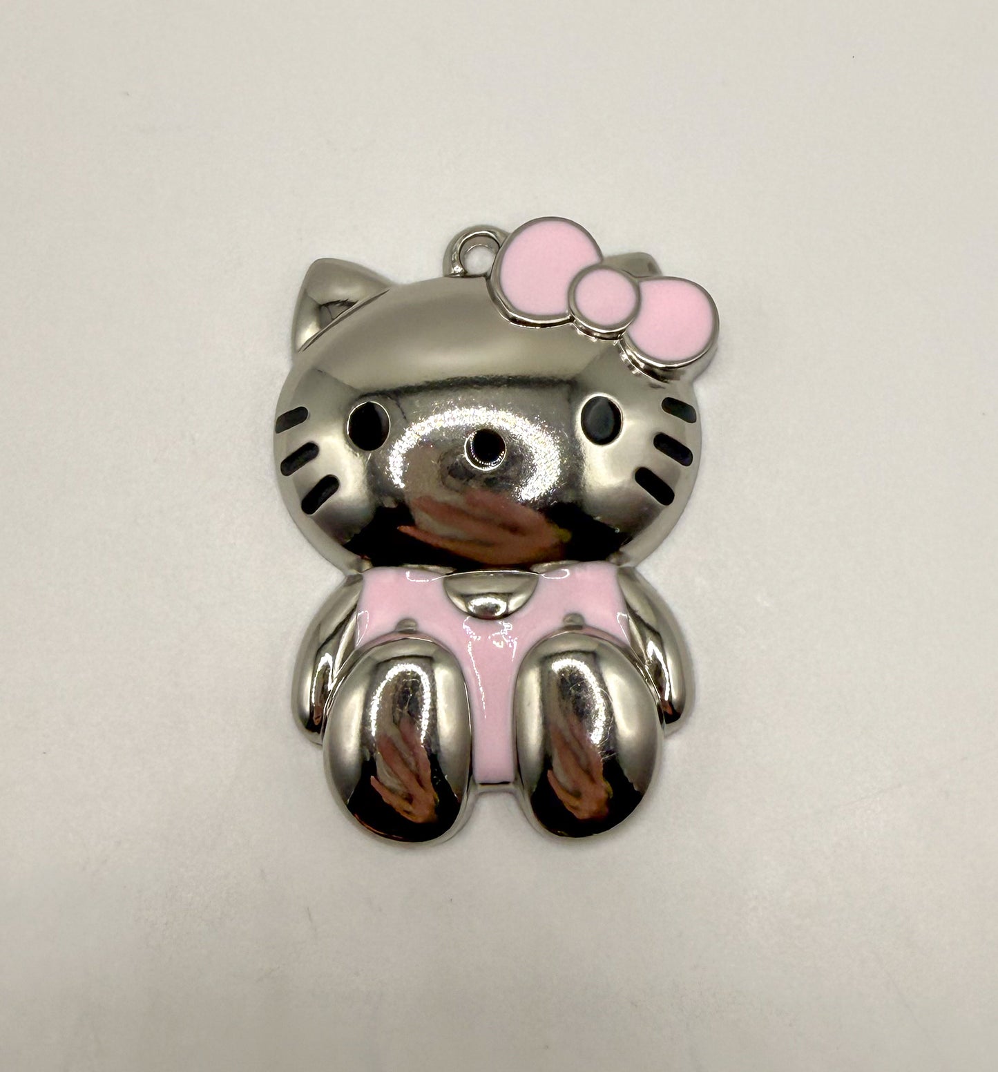 Metal Hello Kitty DIY Keychain Pendant Accessories