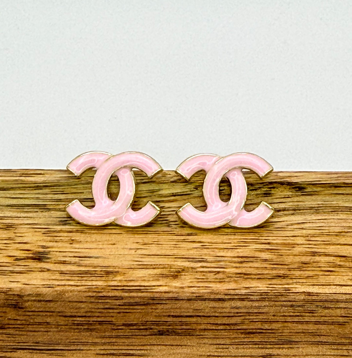 Small Size CC Designer Stud Earrings