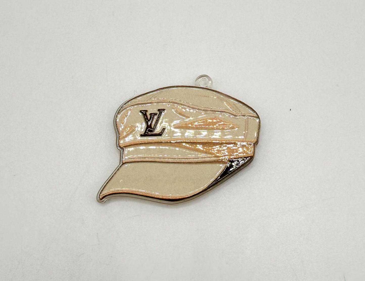 CC & LV Designer Acrylic Hat DIY Keychain Charm Accessories