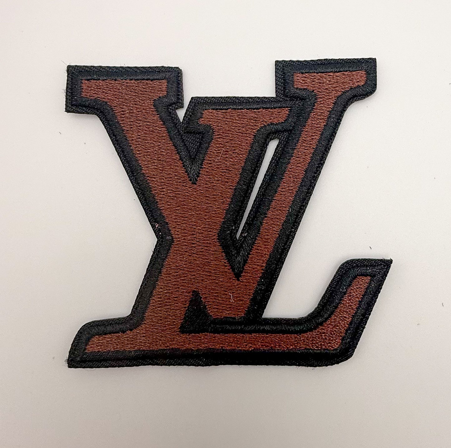 Variety of Colorful LV Designer Glue on Sew on Fabric Patches
