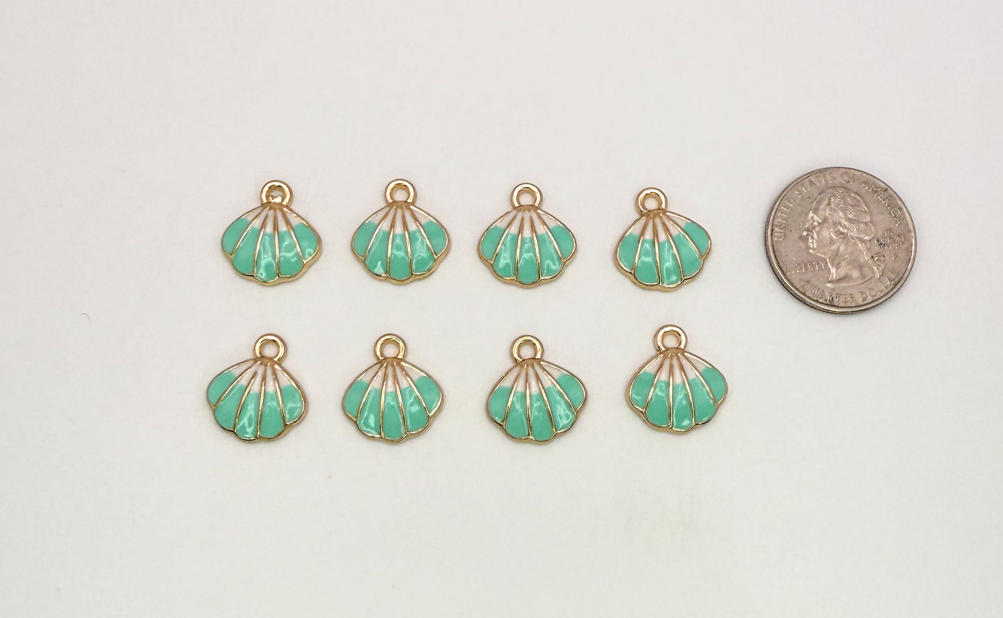 Gold & Turquoise DIY Charms