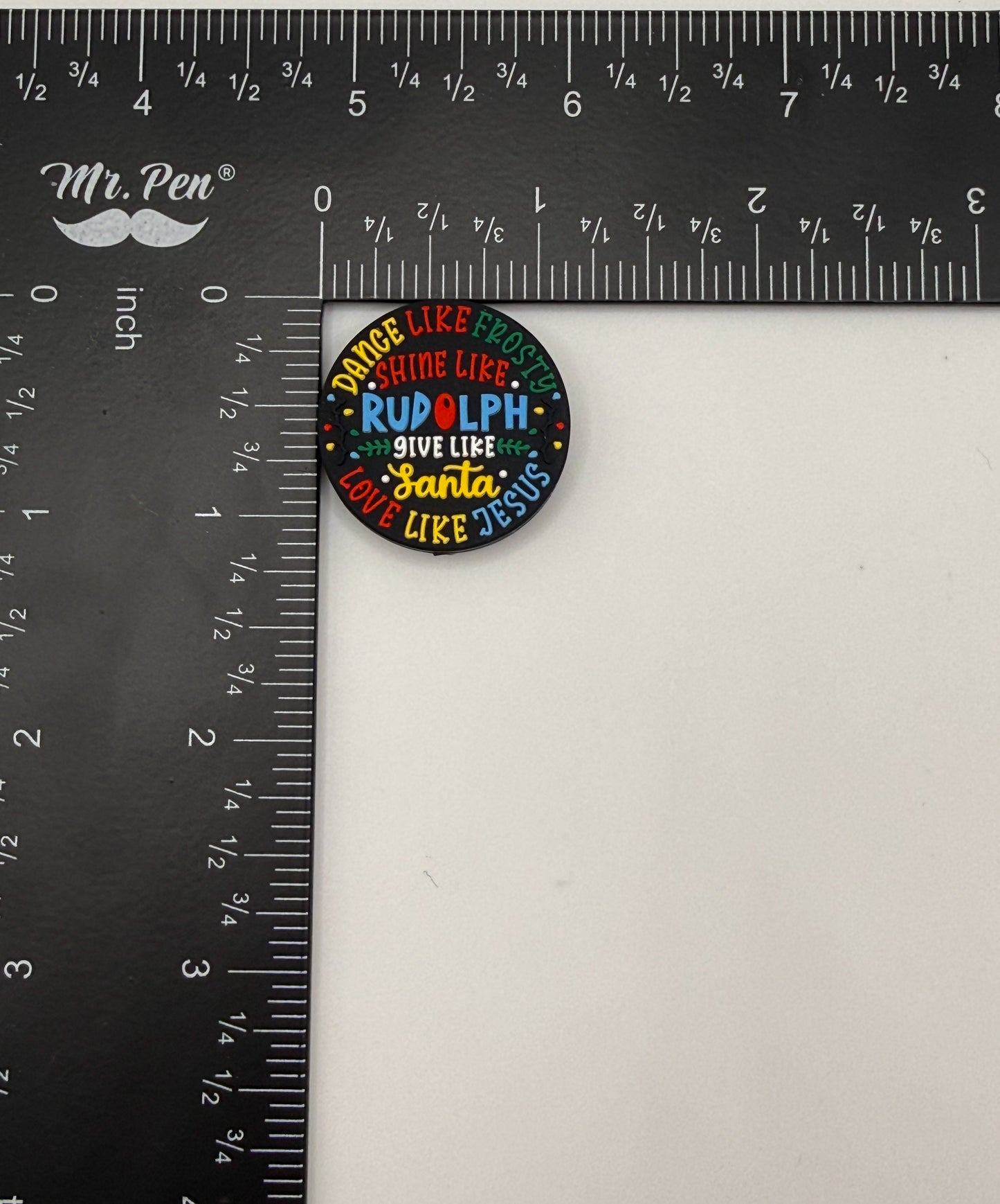 Rudolph Christmas Silicone DIY Pen Focal Bead