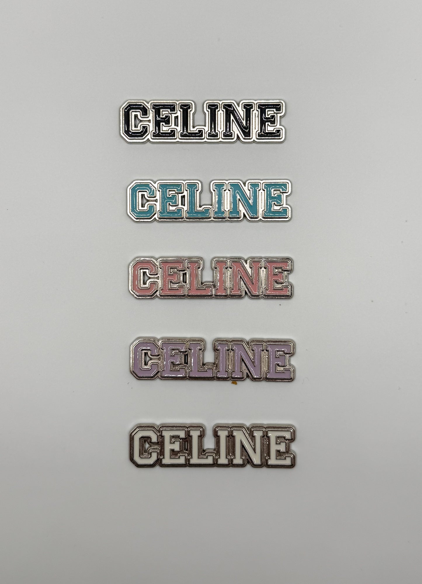Celine Silver DIY Metal Flat Back Charmz