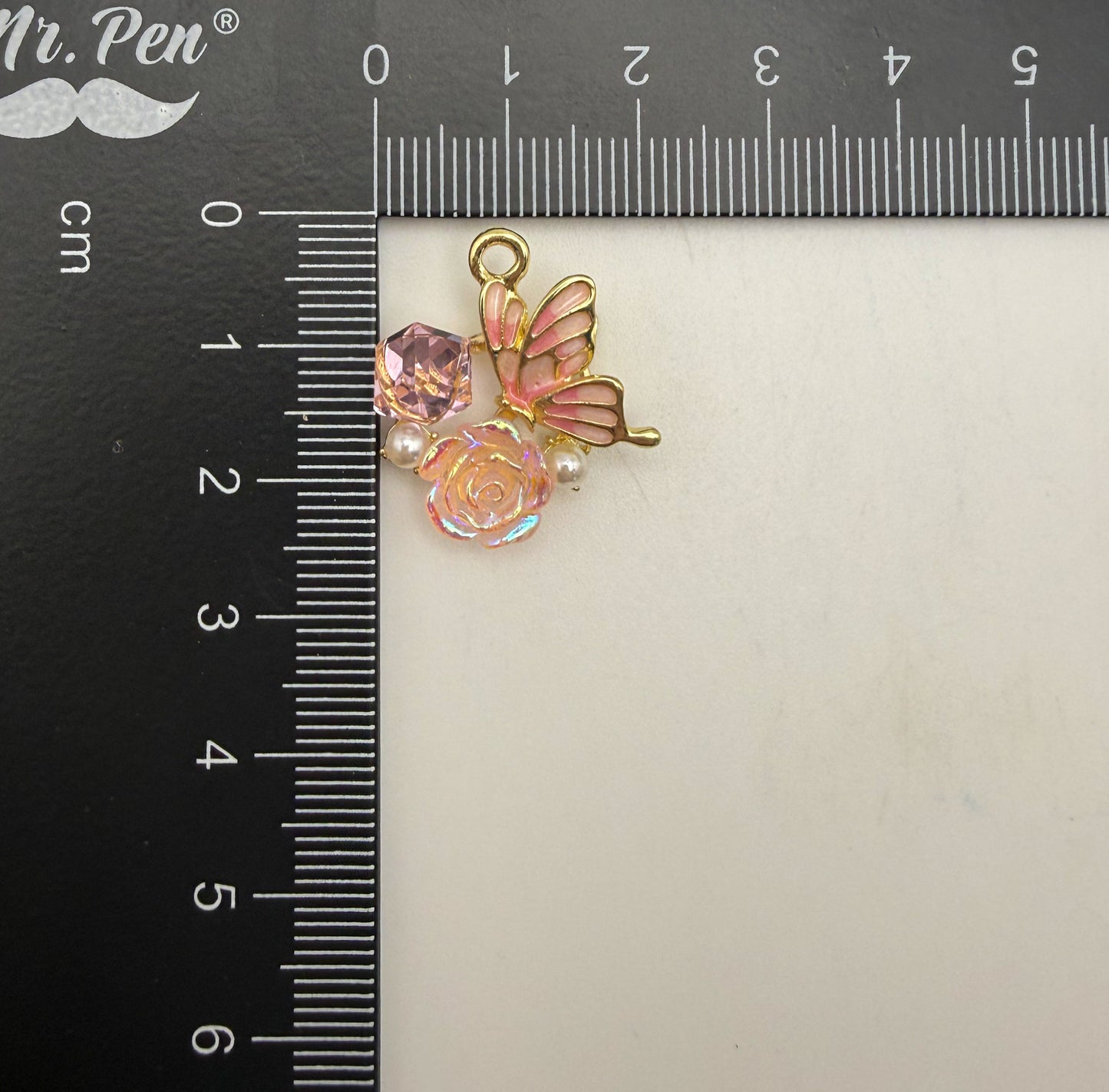 Gold Butterfly Land Metal DIY Charms