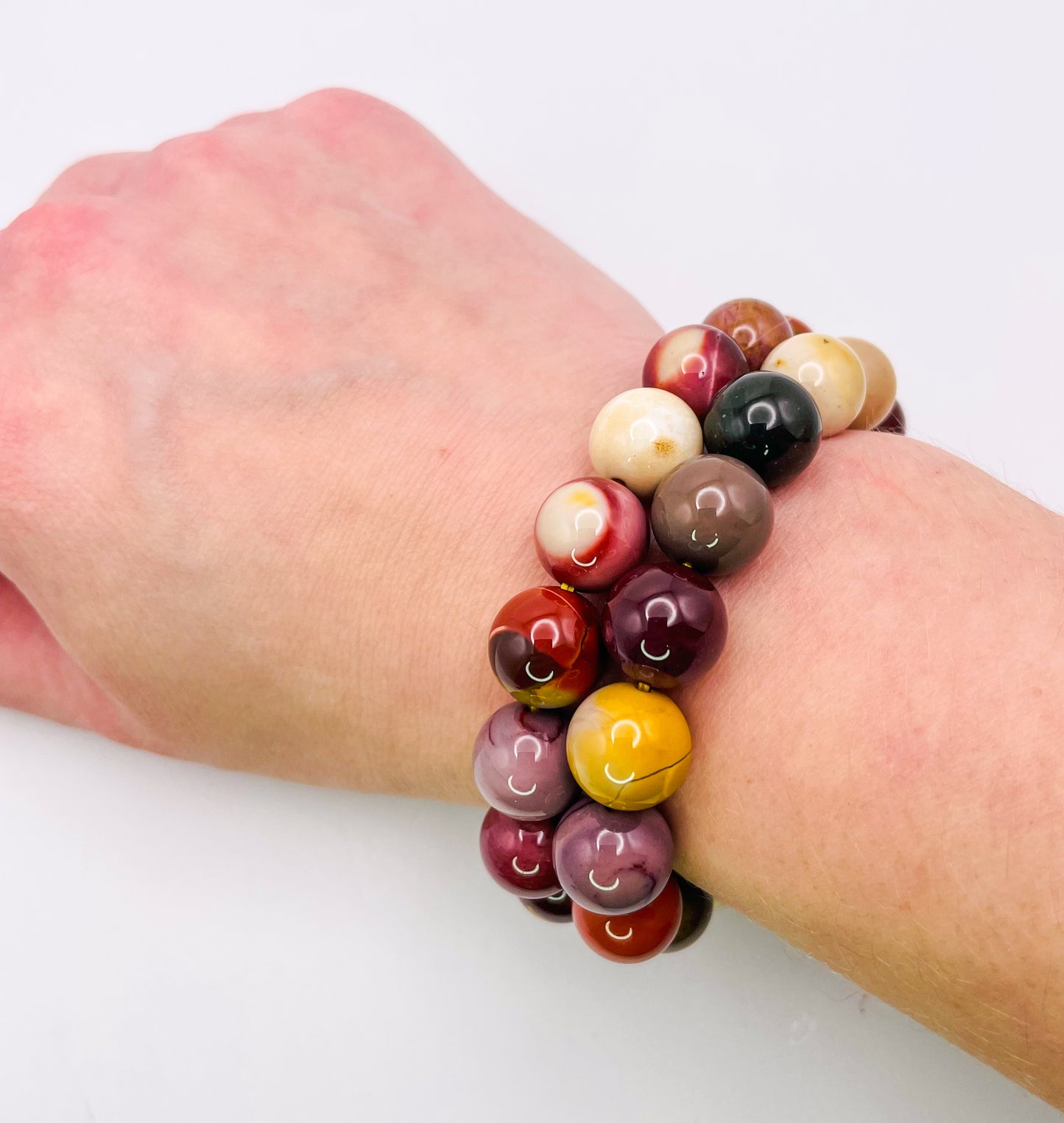 Natural Mookaite Jasper Bracelet