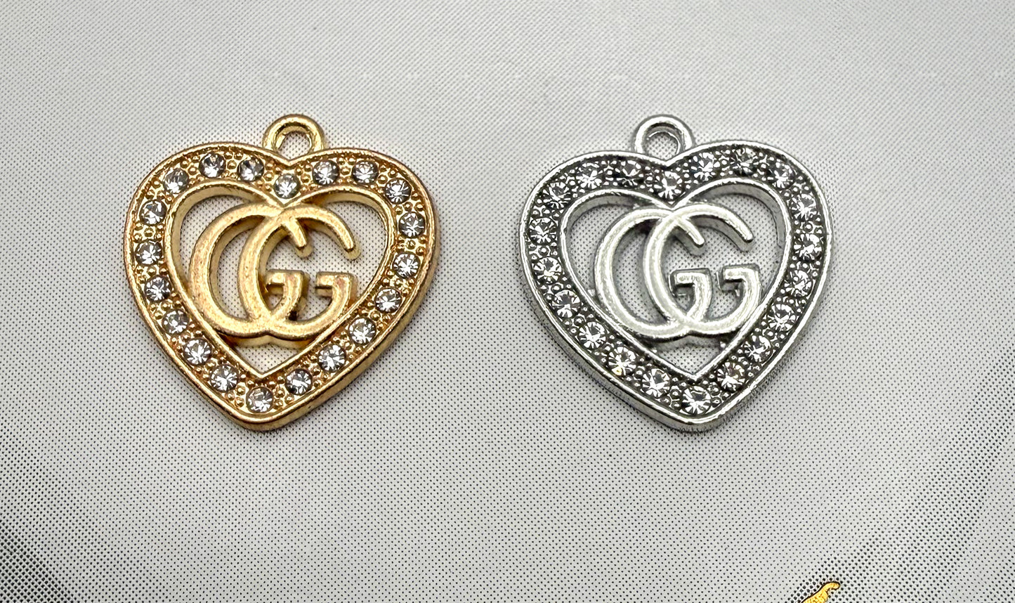SPECIAL: GG Heart Shaped Metal DIY Charms