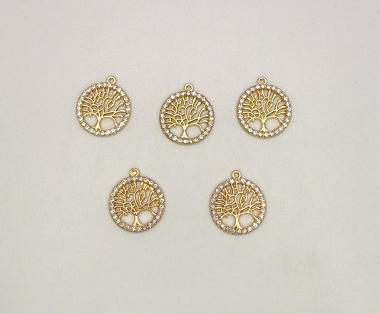 Gold Tree of Life DIY Charms