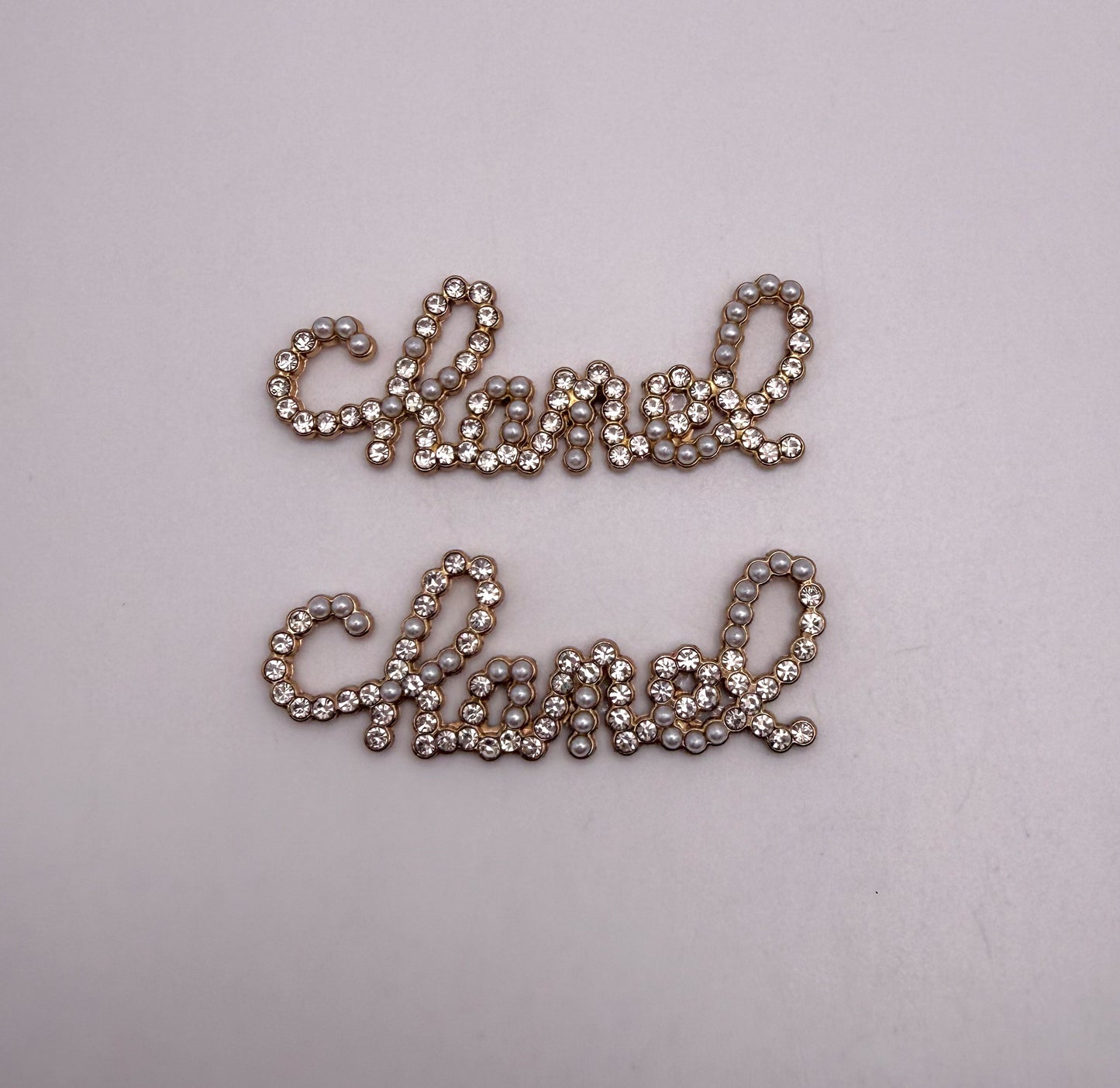Bling CC Name Plate Metal DIY Charms