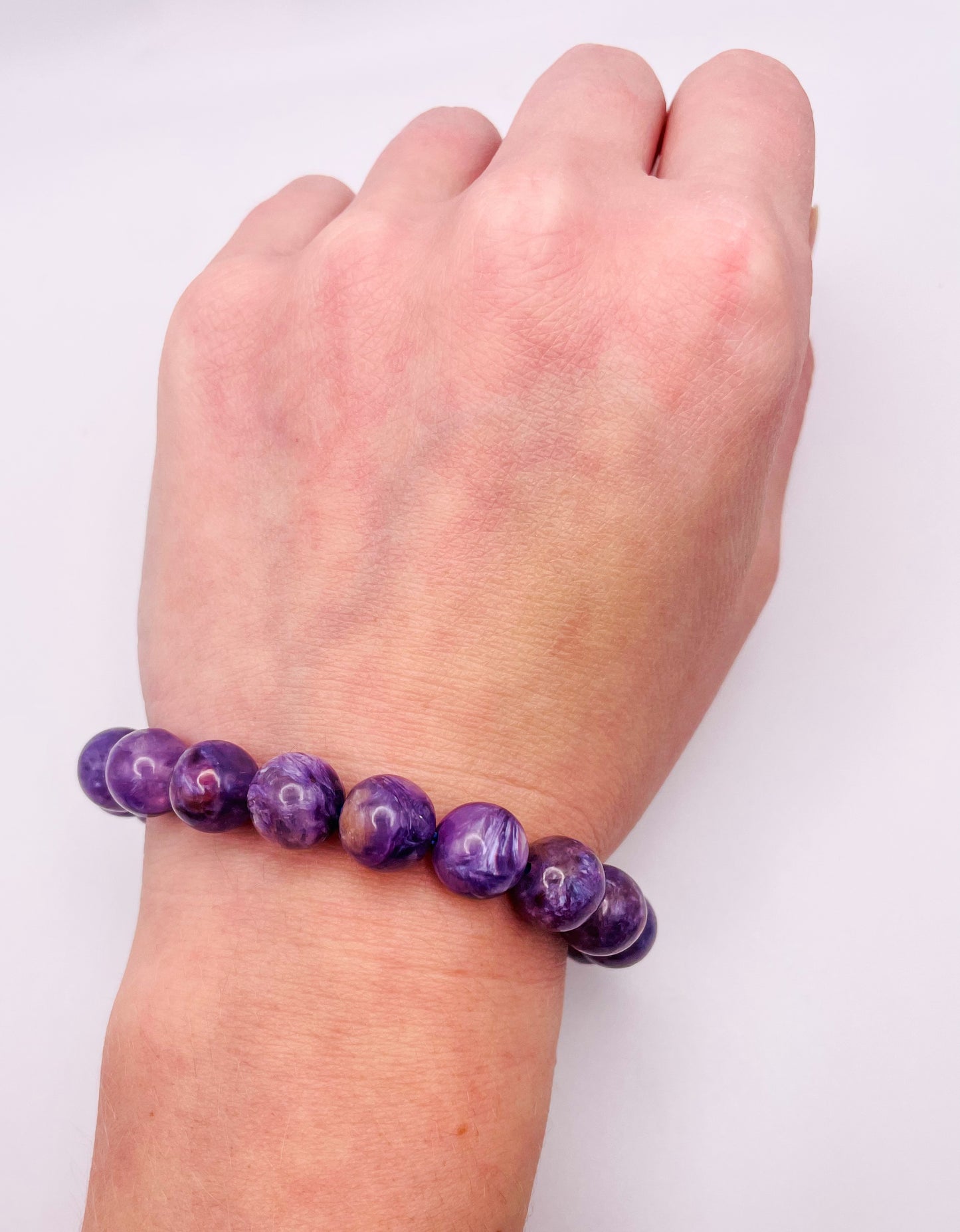 Natural Charoite Crystal Bracelet