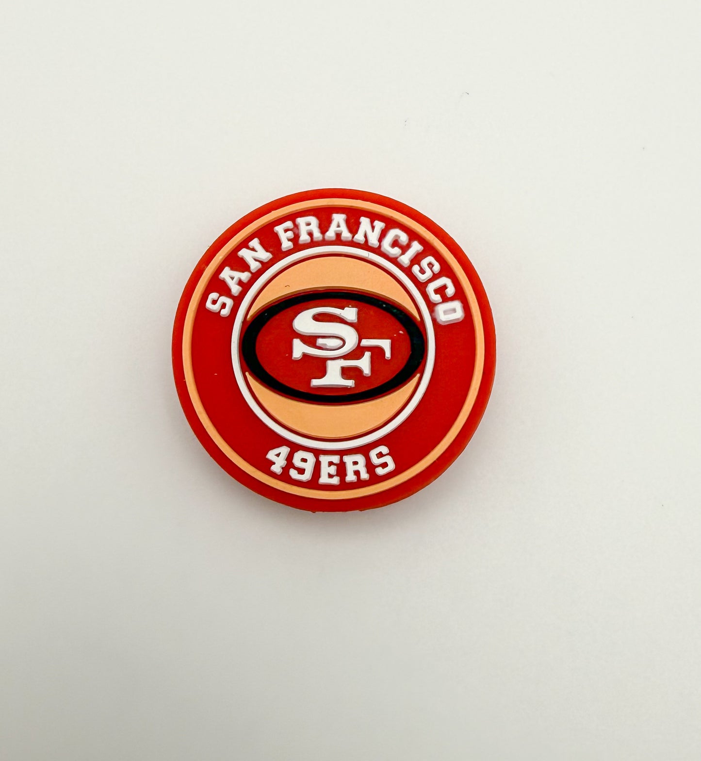 Round NFL Silicone DIY Pen Focal Beads