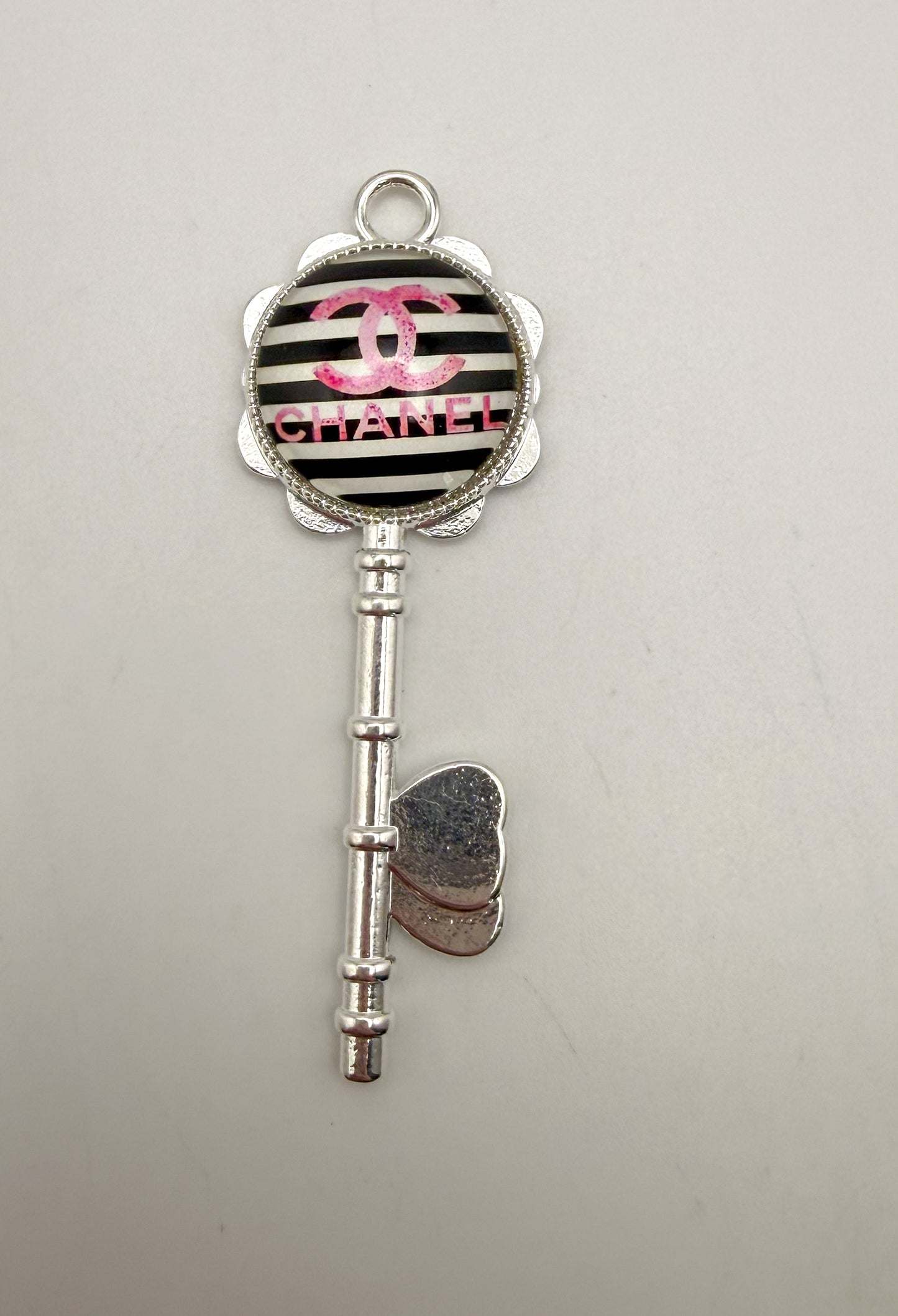 Designer Metal Key Charm Pendants