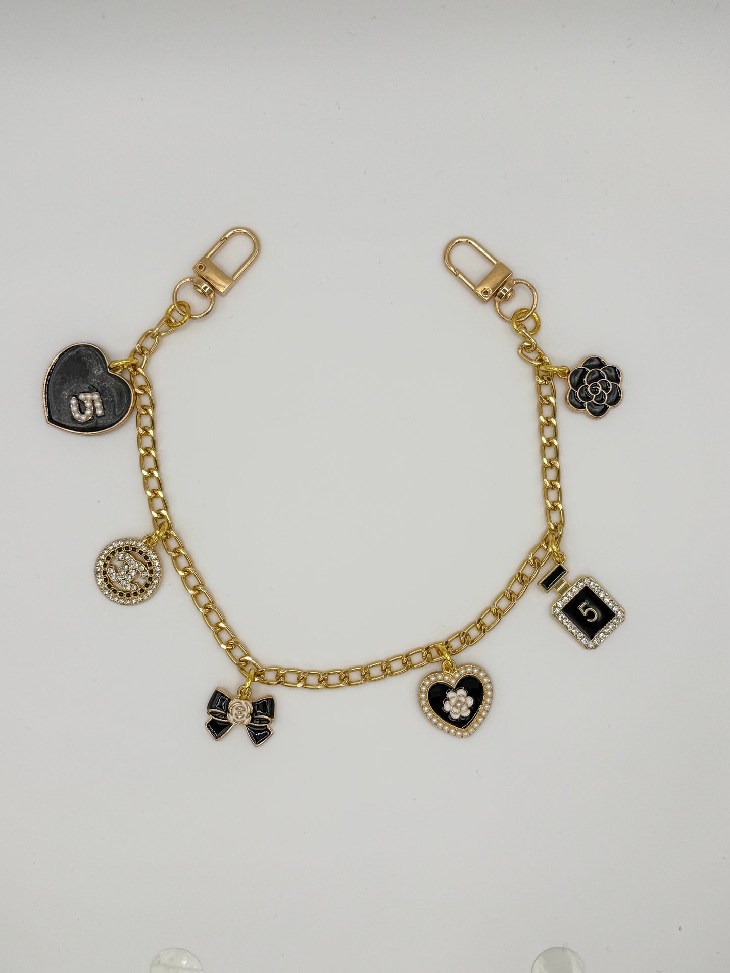 Gold & Silver Hand Bag Charm Chains