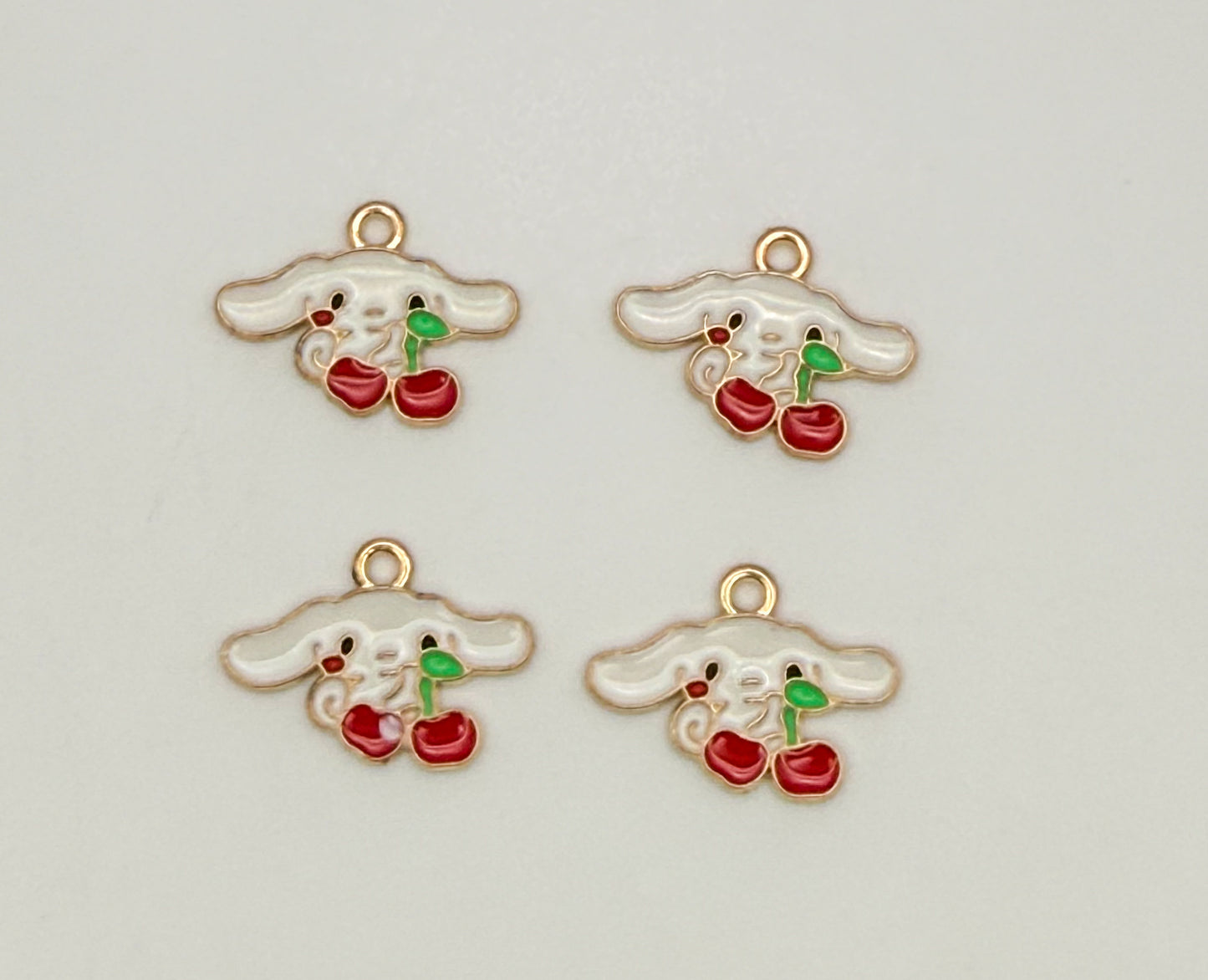 Sanrio’s Cinnamon Roll with Cherries DIY Gold Metal Charms