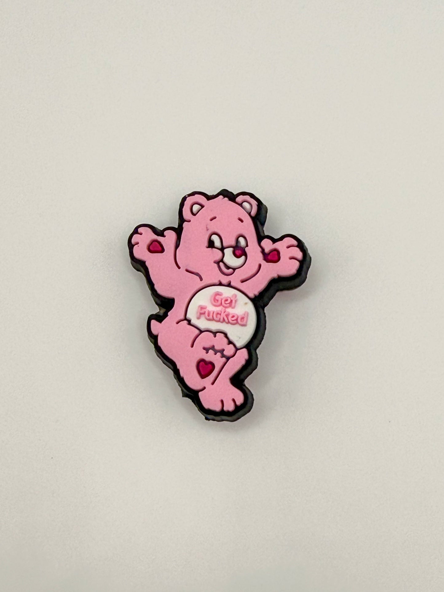 Naughty Care Bear Silicone DIY Focal Pen Charm Beads