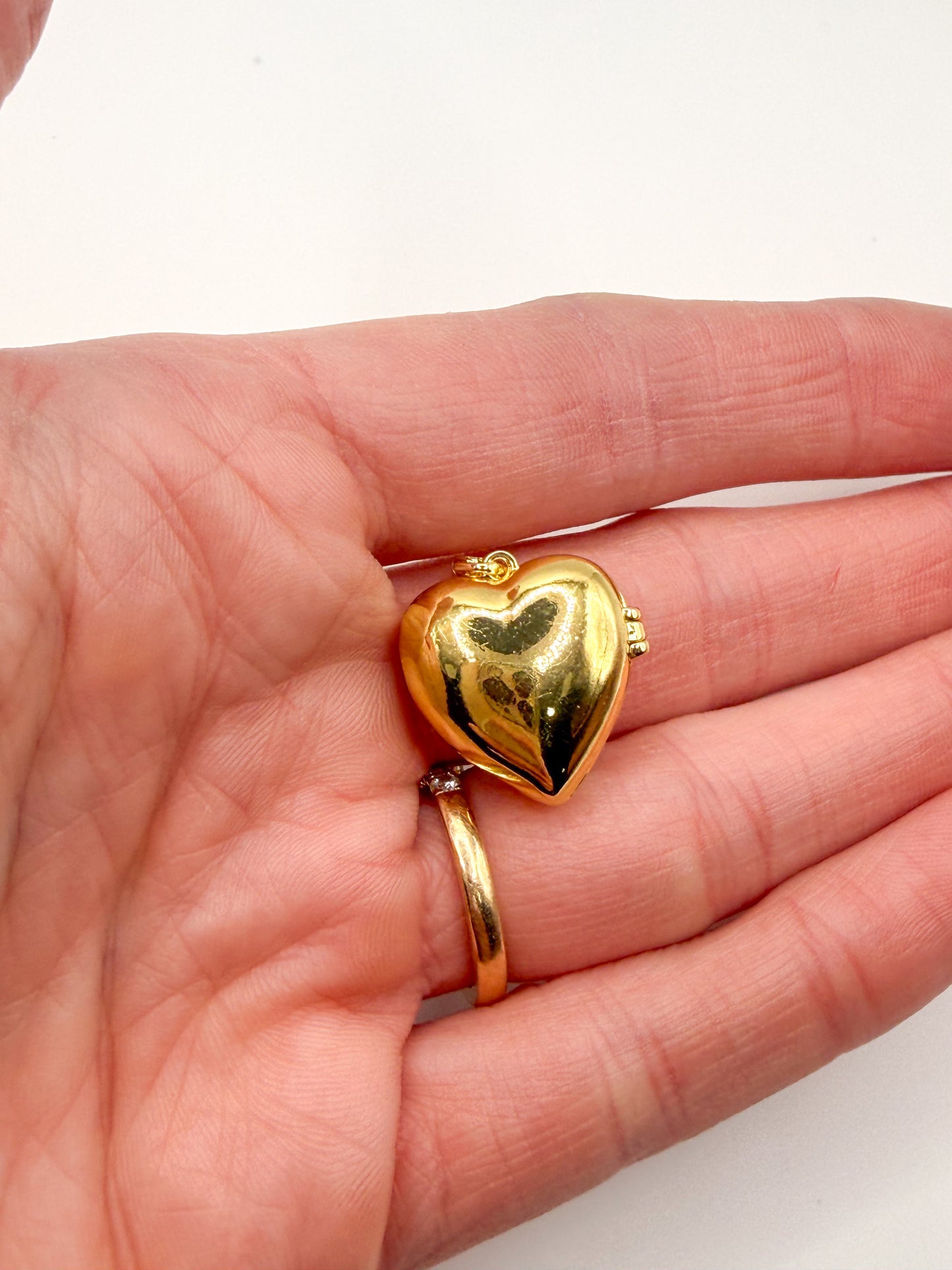 Variety of Gold Locket Charm Pendants