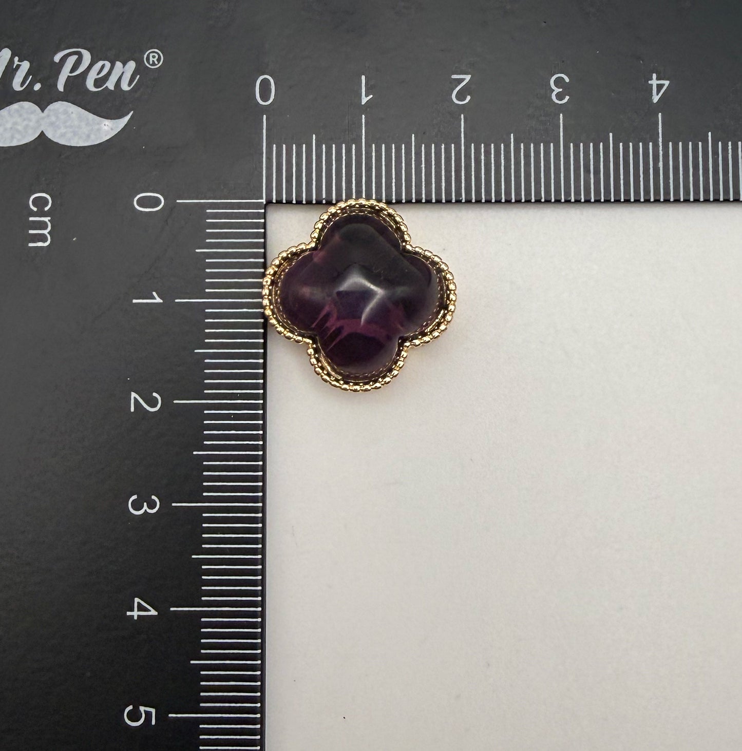 Big Statement Clover Metal Charm Spacer Beads