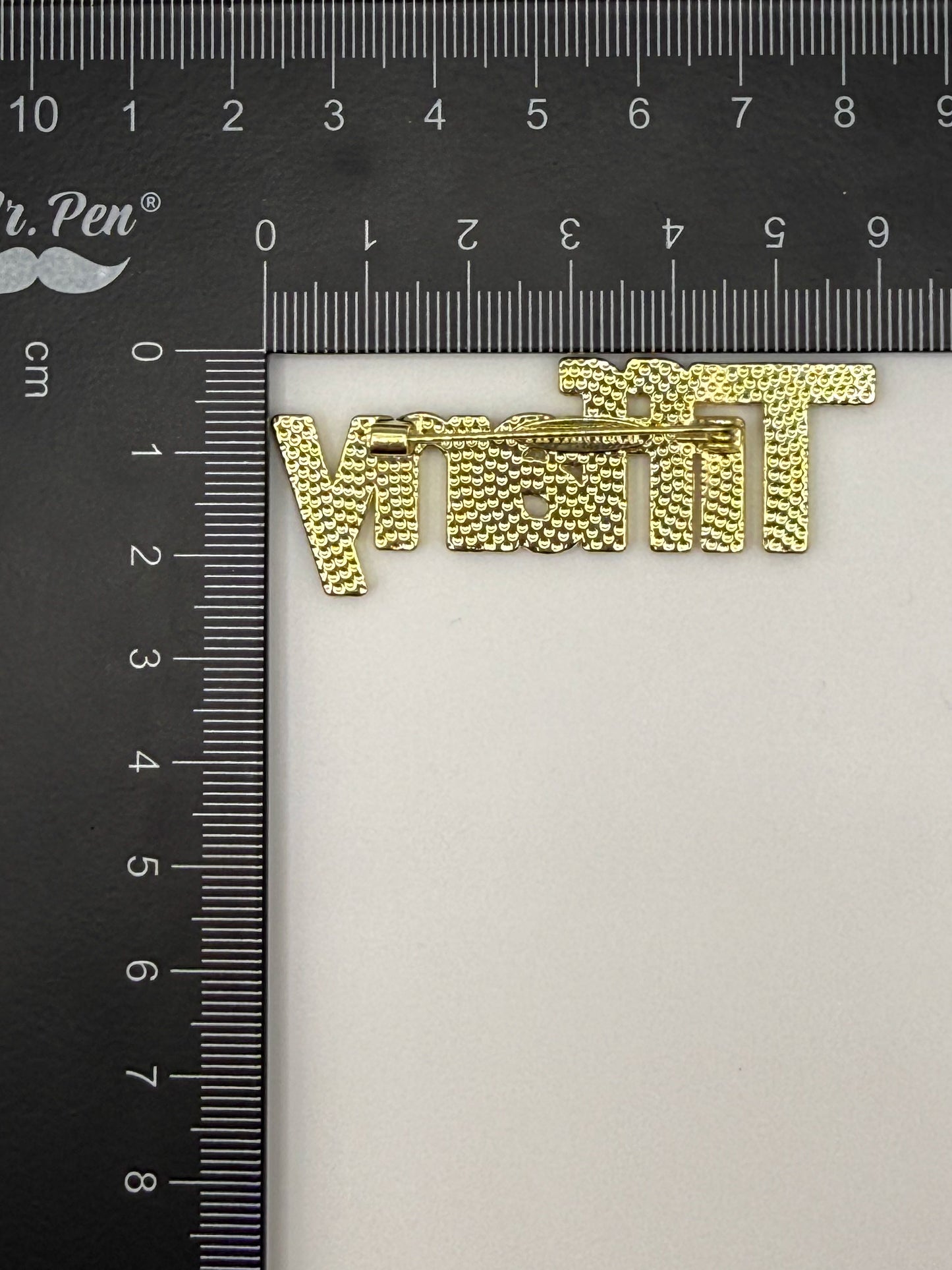 T&Co. Silver & Gold Stainless Steel Brooch