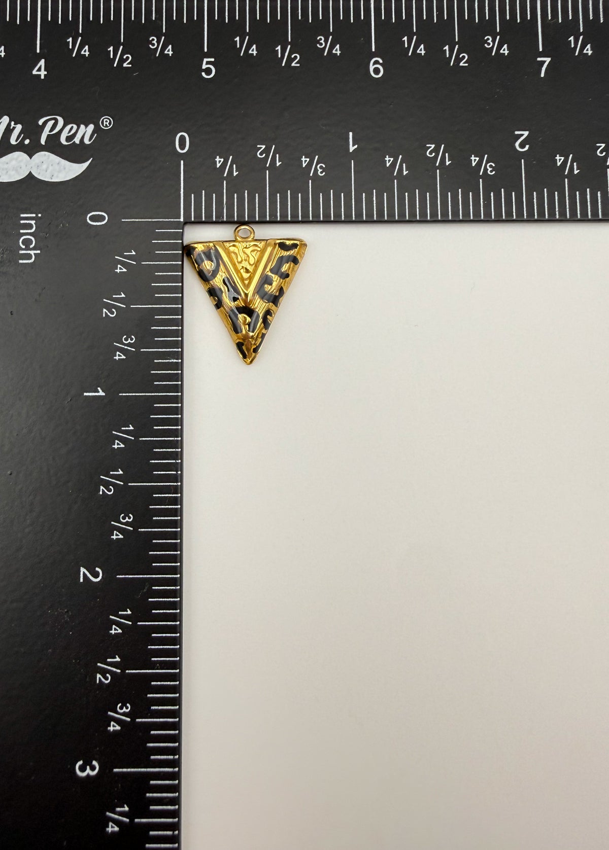 Gold Stainless Steel Leopard Print Shaped Charm Pendants DIY