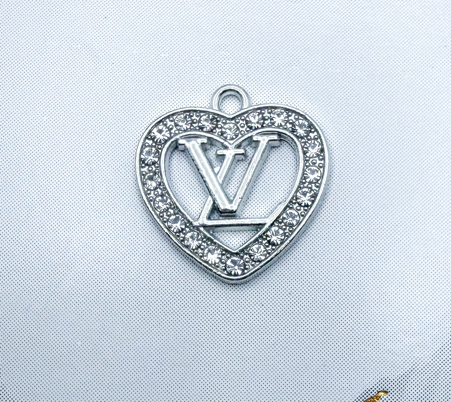 SPECIAL: LV Heart Shaped Metal DIY Charms