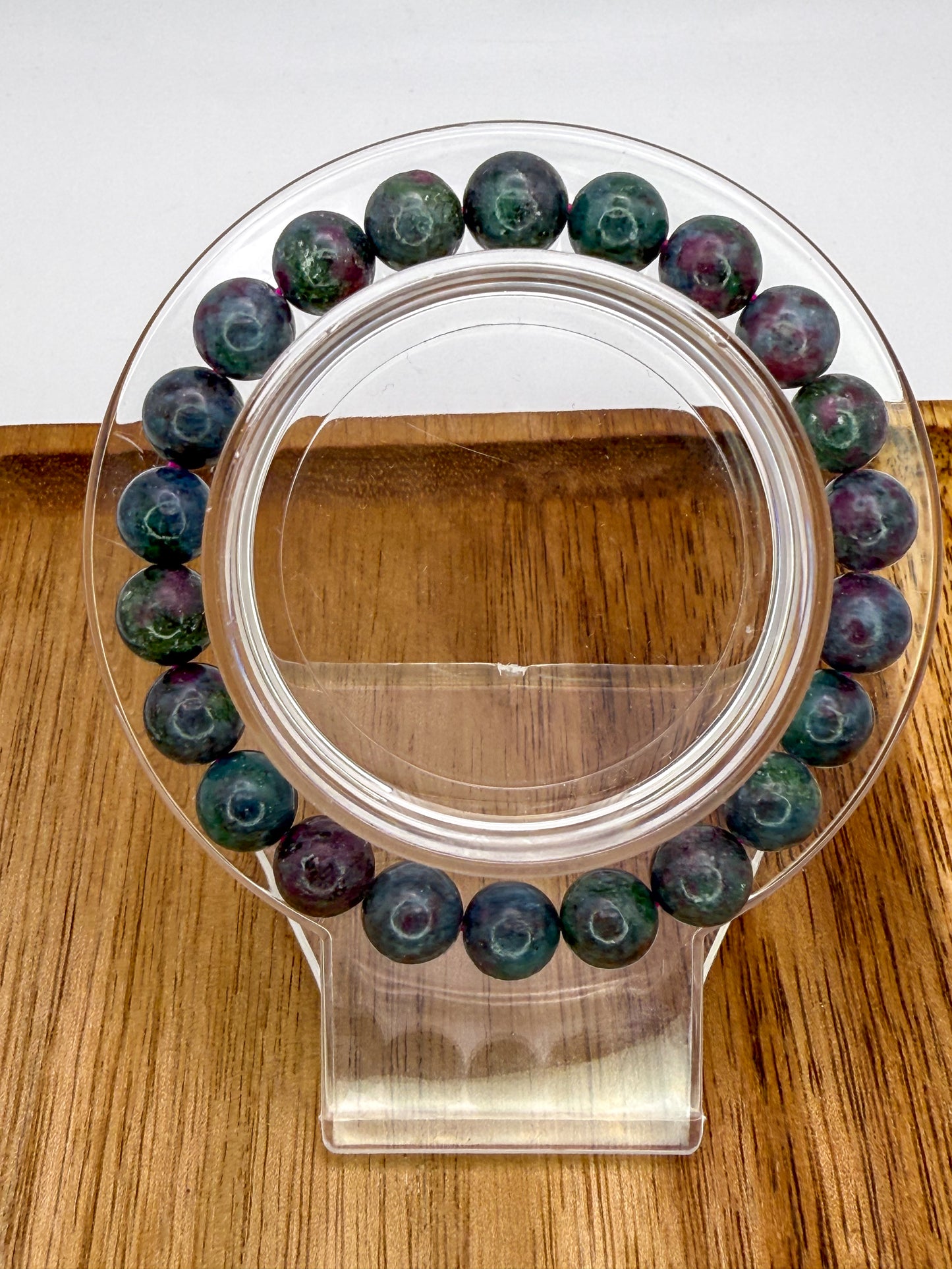 Natural Ruby Kyanite Crystal Beaded Bracelets
