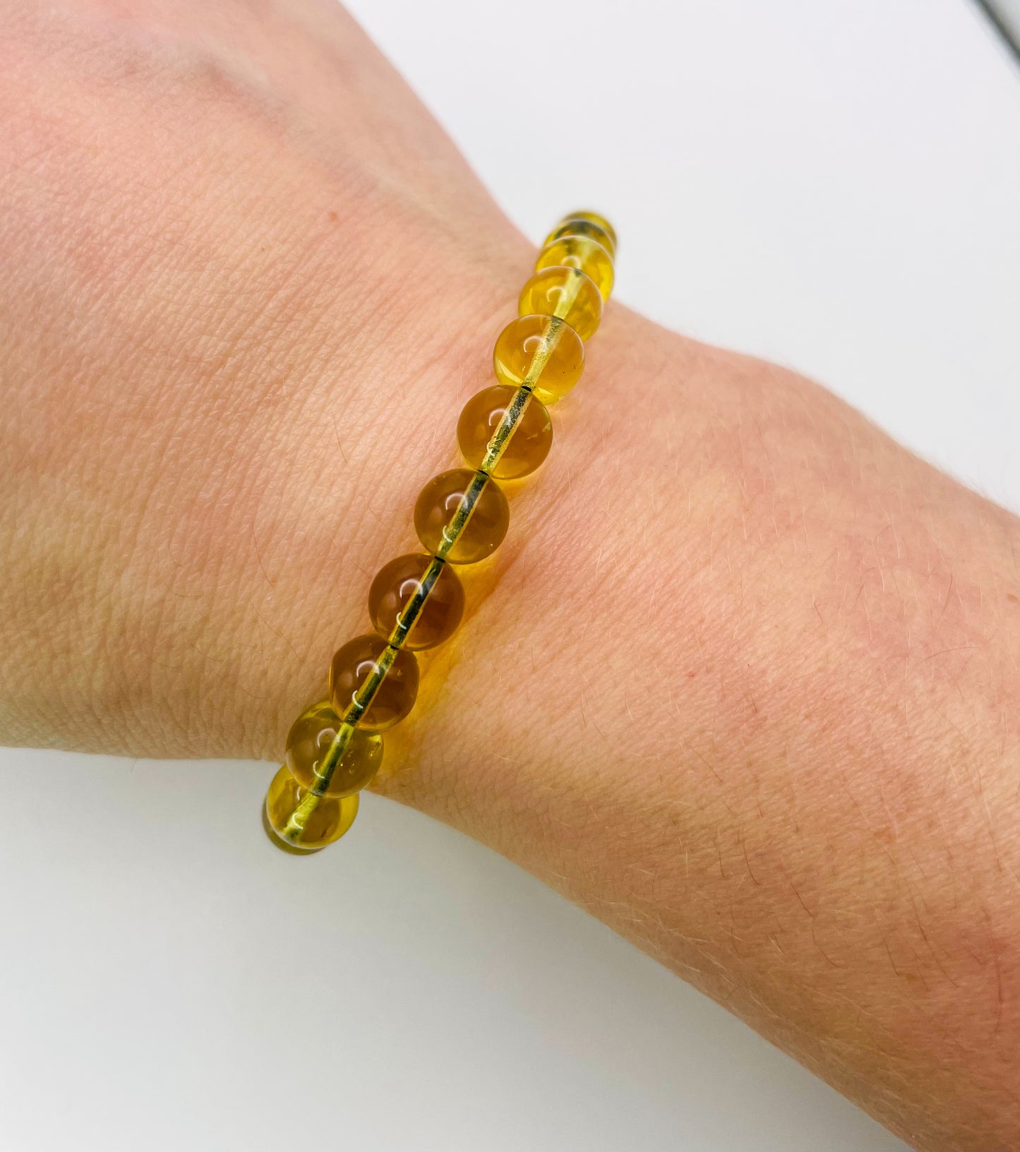 Natural Blue Amber Bracelet